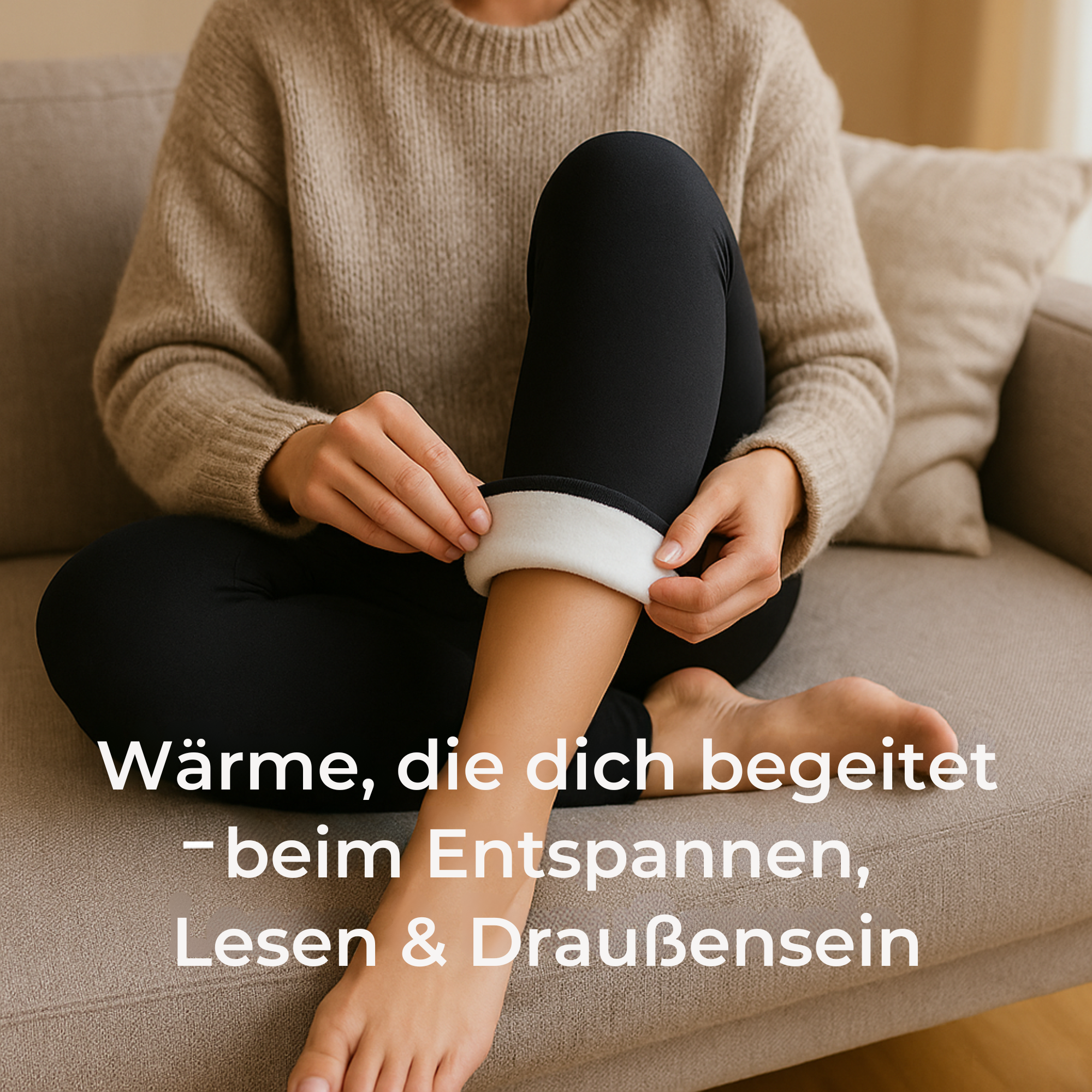 ThermoPants – Thermoleggings Damen | fleecegefüttert atmungsaktiv | Winterkomfort für Outdoor und Alltag