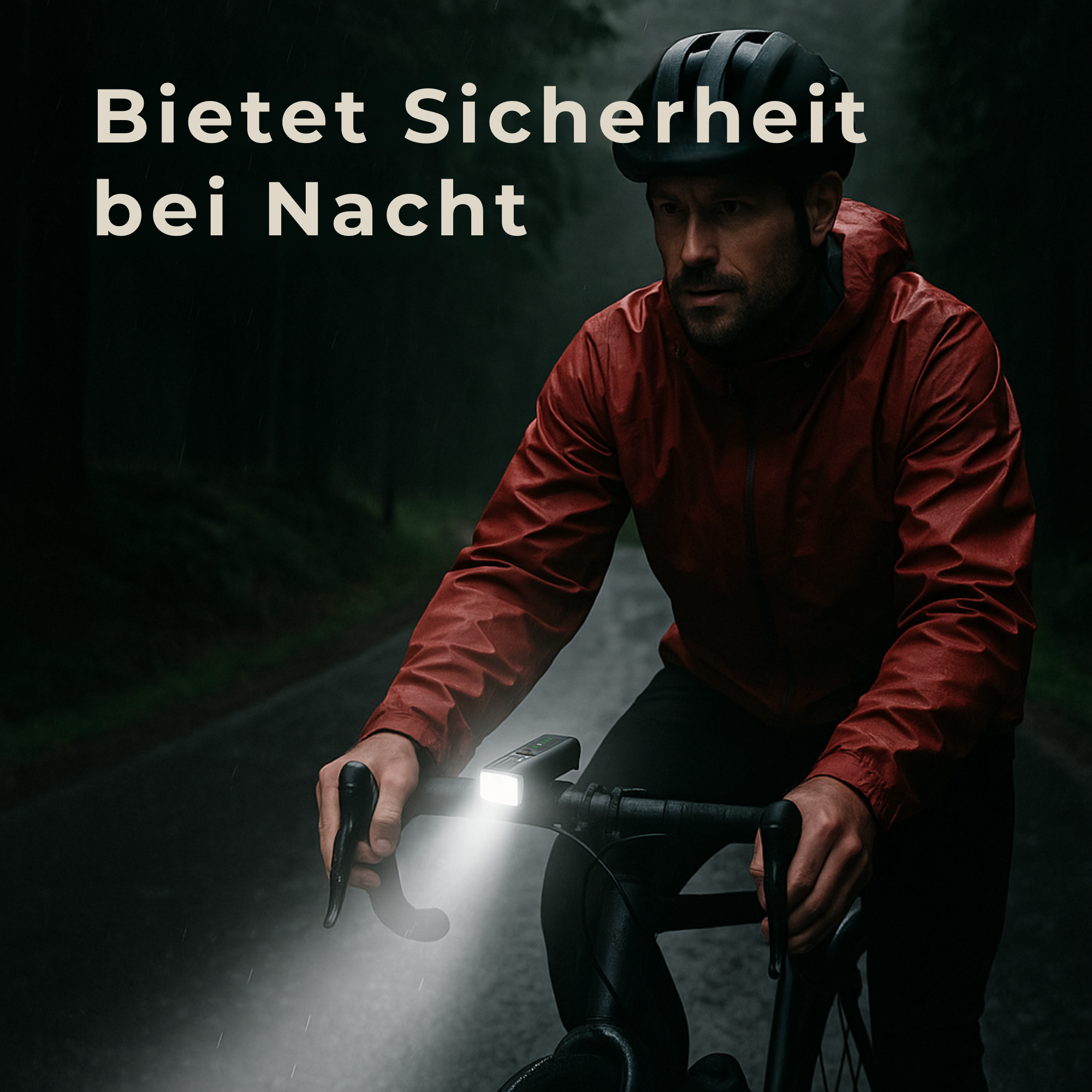 LumenPro – Fahrradlicht Frontlicht | 250 Lumen automatische Helligkeitsregelung IPX4 | Pendler & Alltag