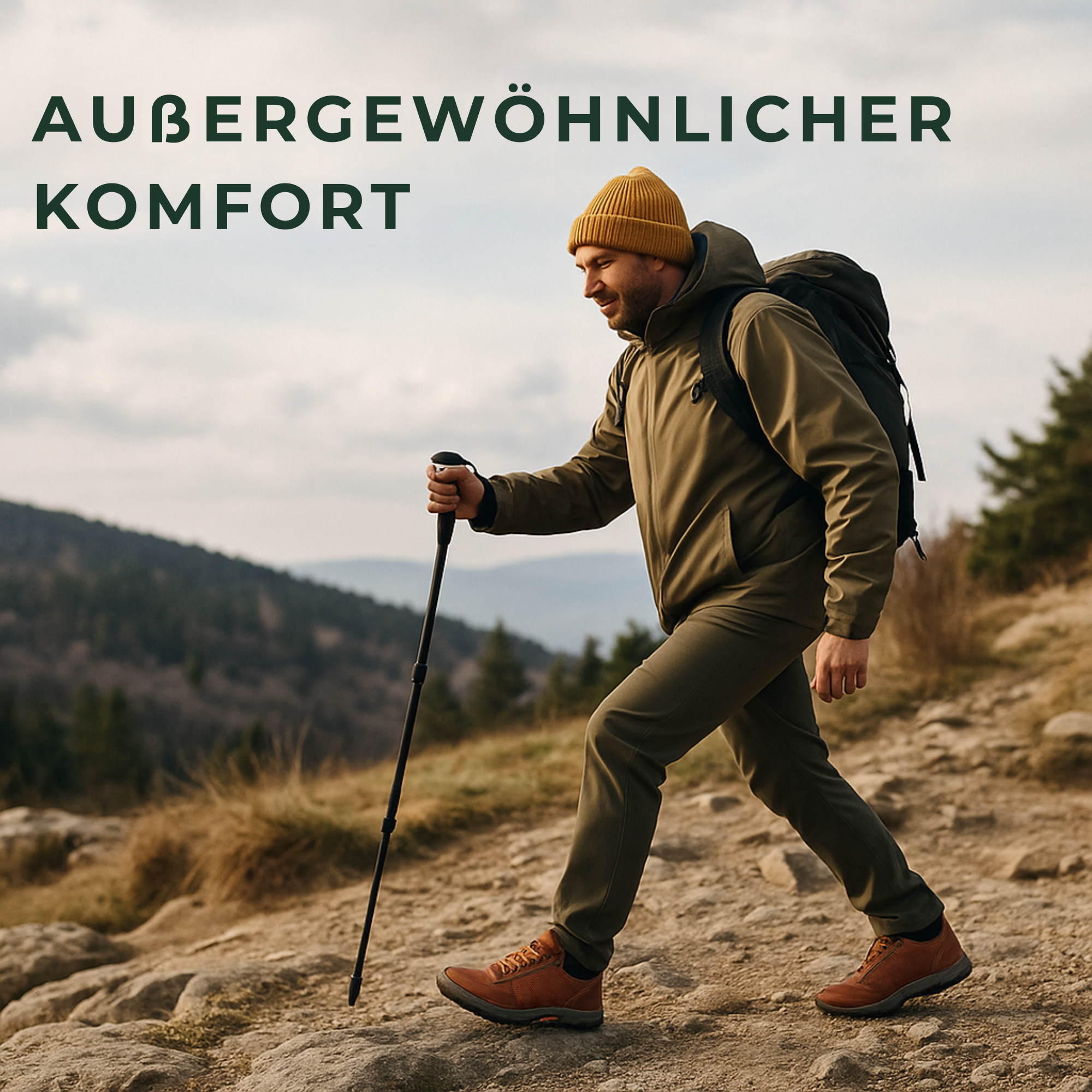 OrthoBalance – Orthopädischer Herrenschuh gegen Fußschmerzen | Ergonomisches Design mit rutschfester Sohle | Alltag & Beruf.