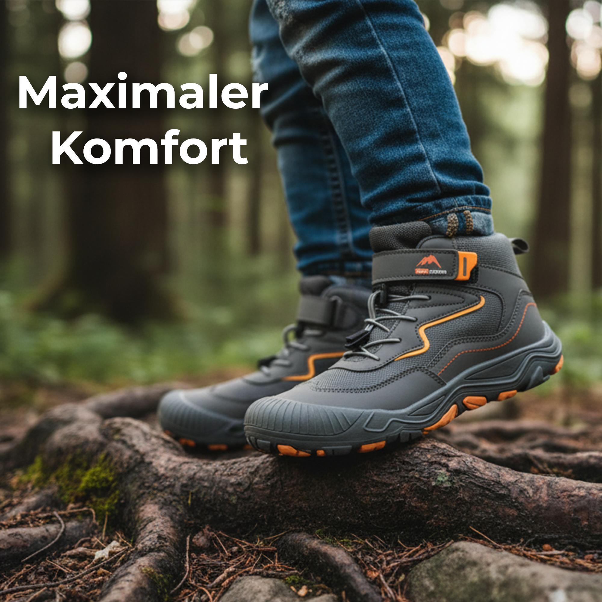 KinderFlex – wasserfeste Kinder Barfußschuhe | ultra weiches Innenfutter rutschfest | im Winter für aktive Kinder