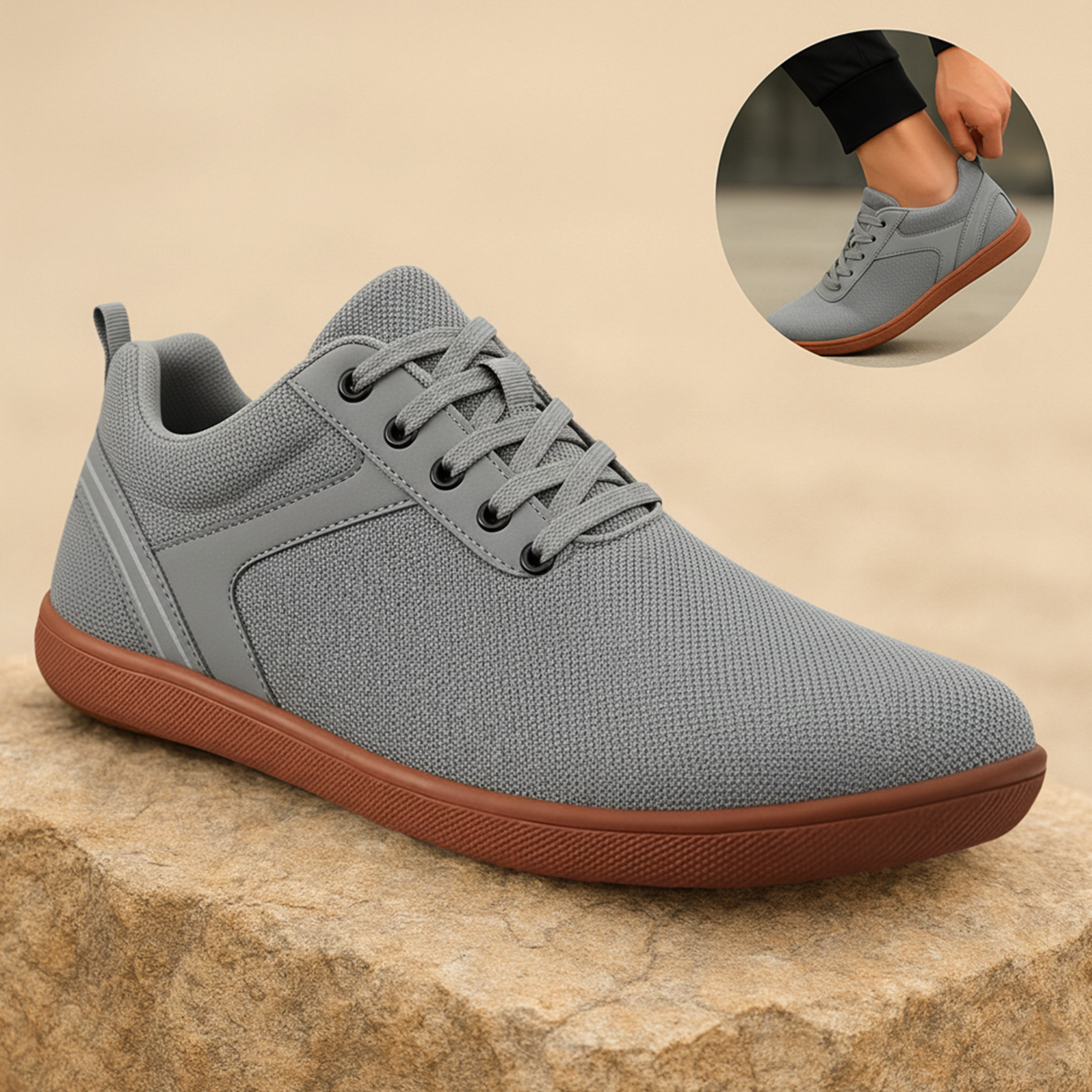 BalanceStep – Barfußschuhe Alltag | Nullabsatz & breite Zehenbox | Atmungsaktiv rutschfest | für schmerzfreies Gehen