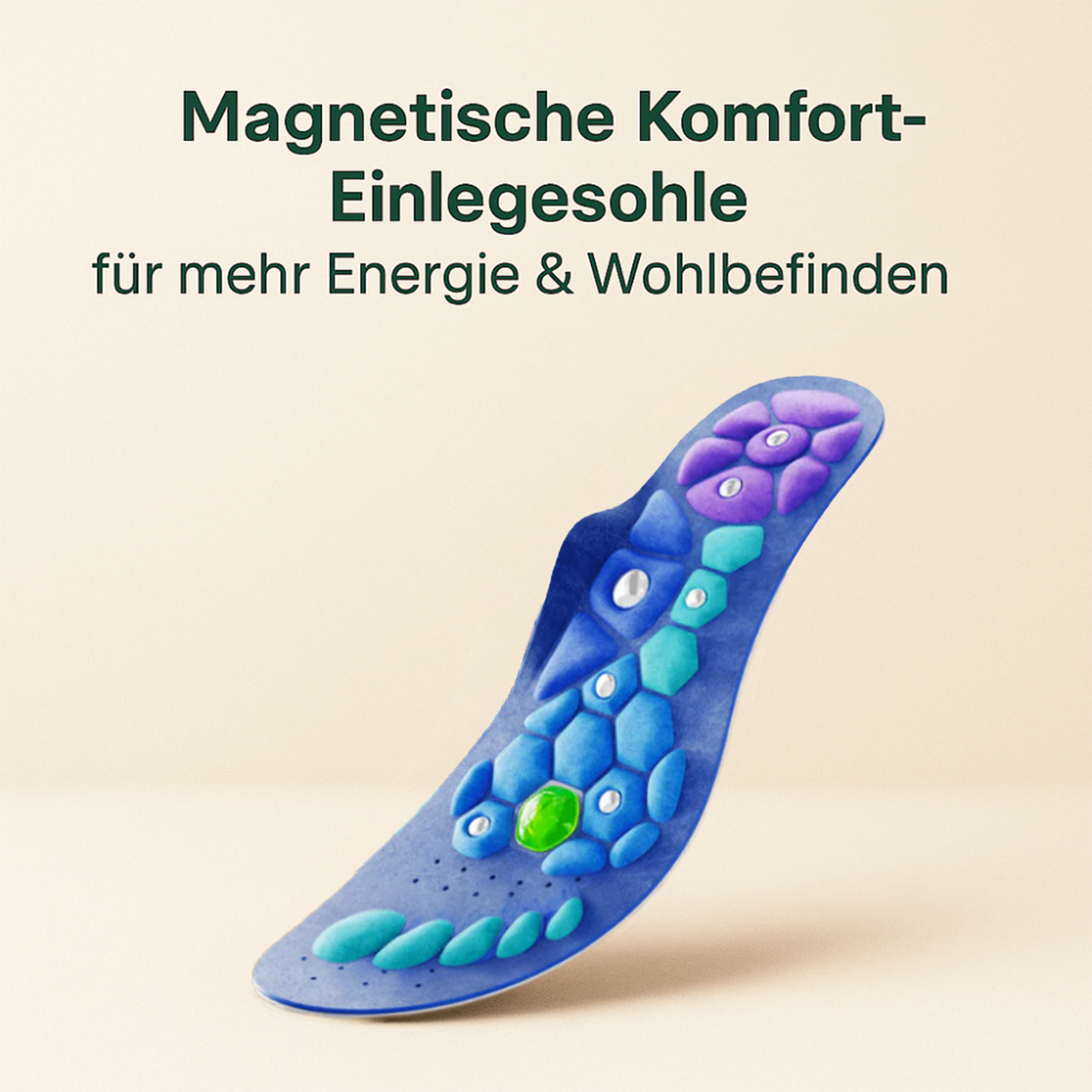 ThermoSole – Einlegesohlen mehr Energie | Regt Stoffwechsel an & verbessert Haltung | Ergonomisch für Alltag & Beruf