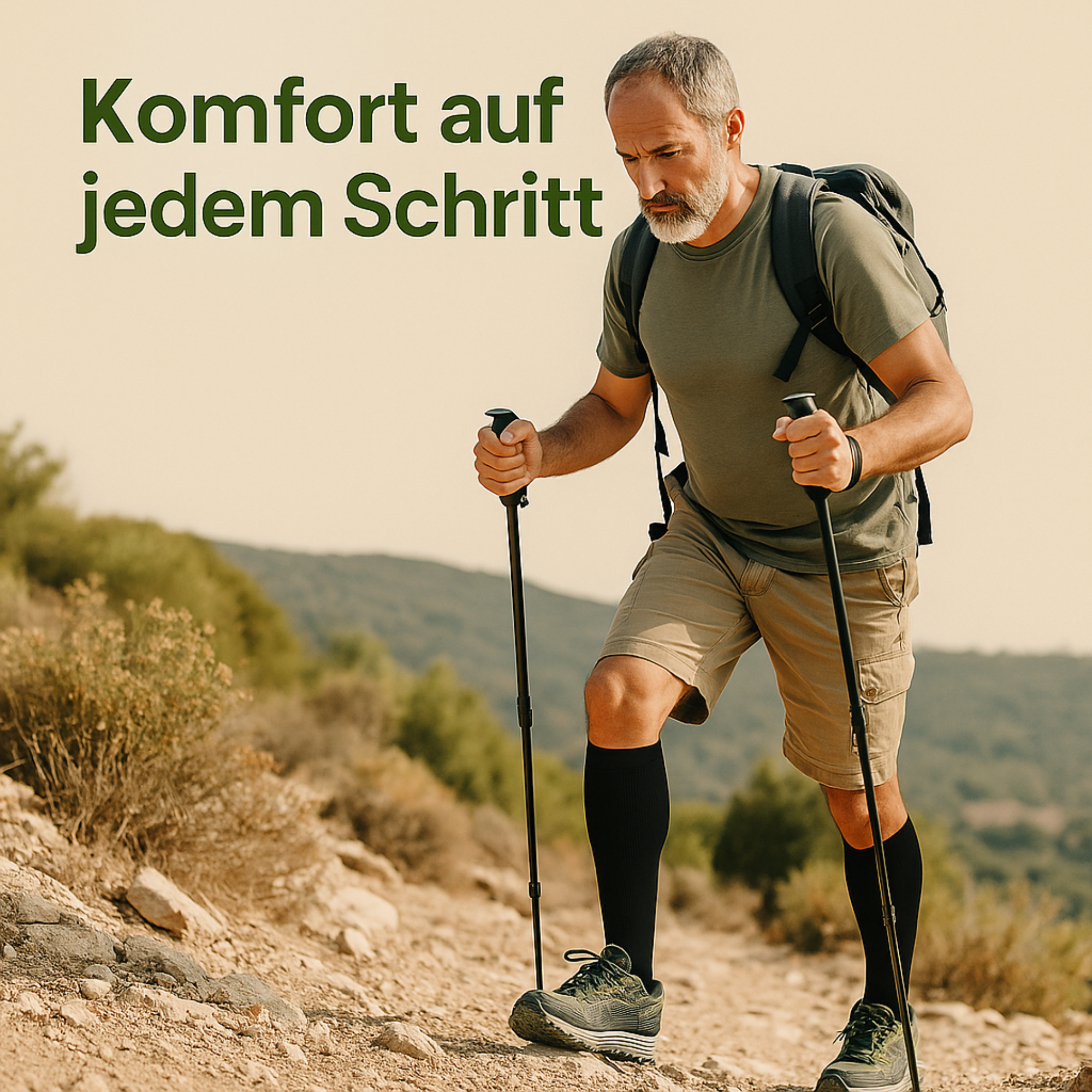 VenoFit – Kompressionssocken gegen Schmerzen | Atmungsaktiv & elastisch | Für Sport, Reisen & lange Arbeitstag