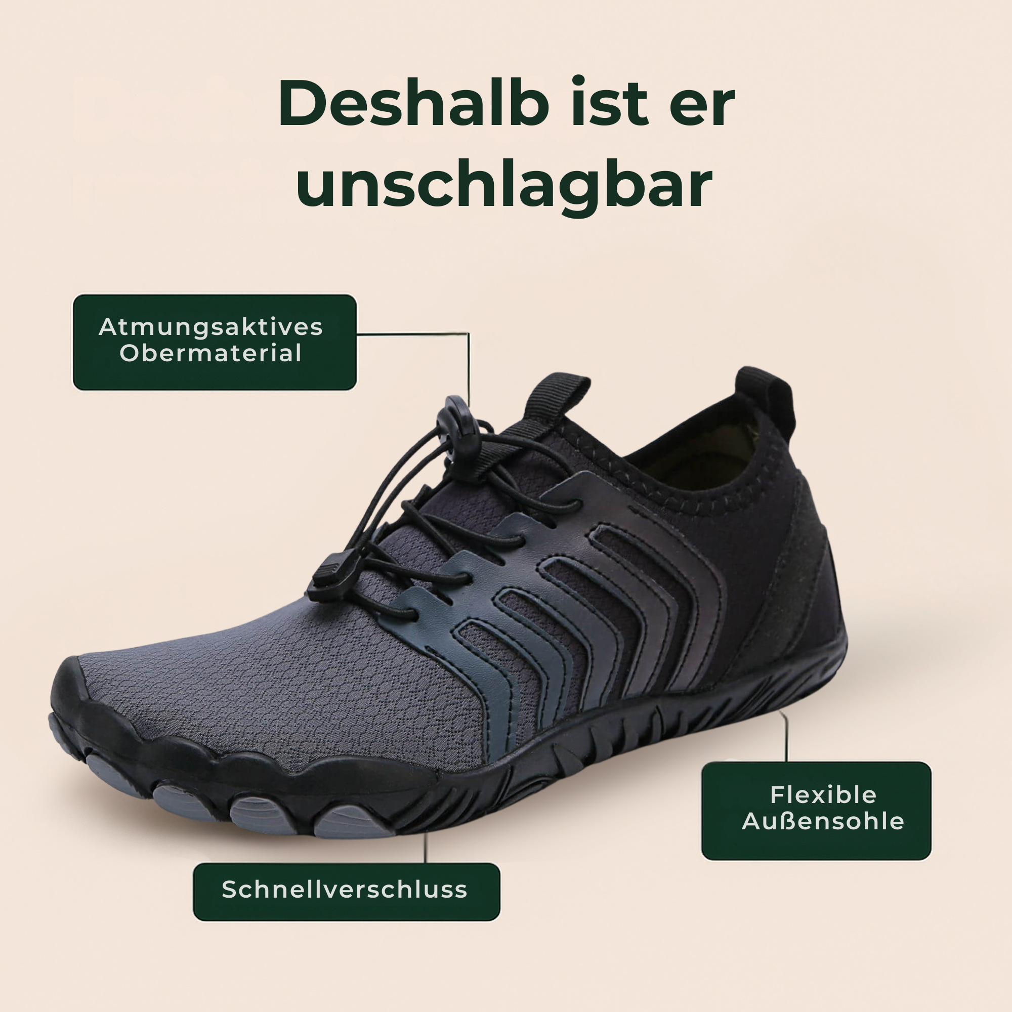 StepWell – Barfußschuhe | flexibel atmungsaktiv rutschfest | Alltag & Outdoor