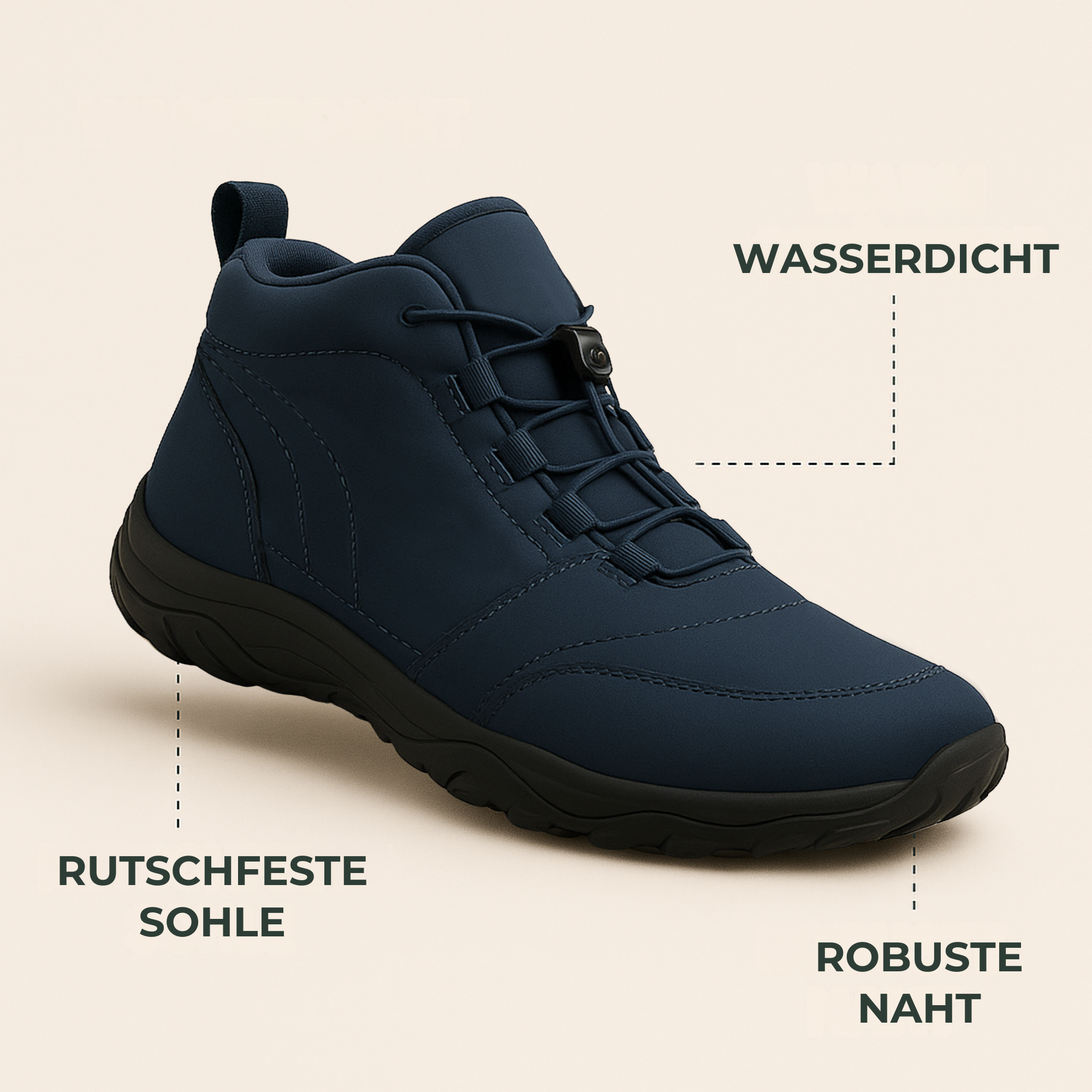 WarmGuard – Winter Barfußschuhe | warm gefüttert wasserabweisend rutschfest | für Alltag, Outdoor & gesunde Fußhaltung