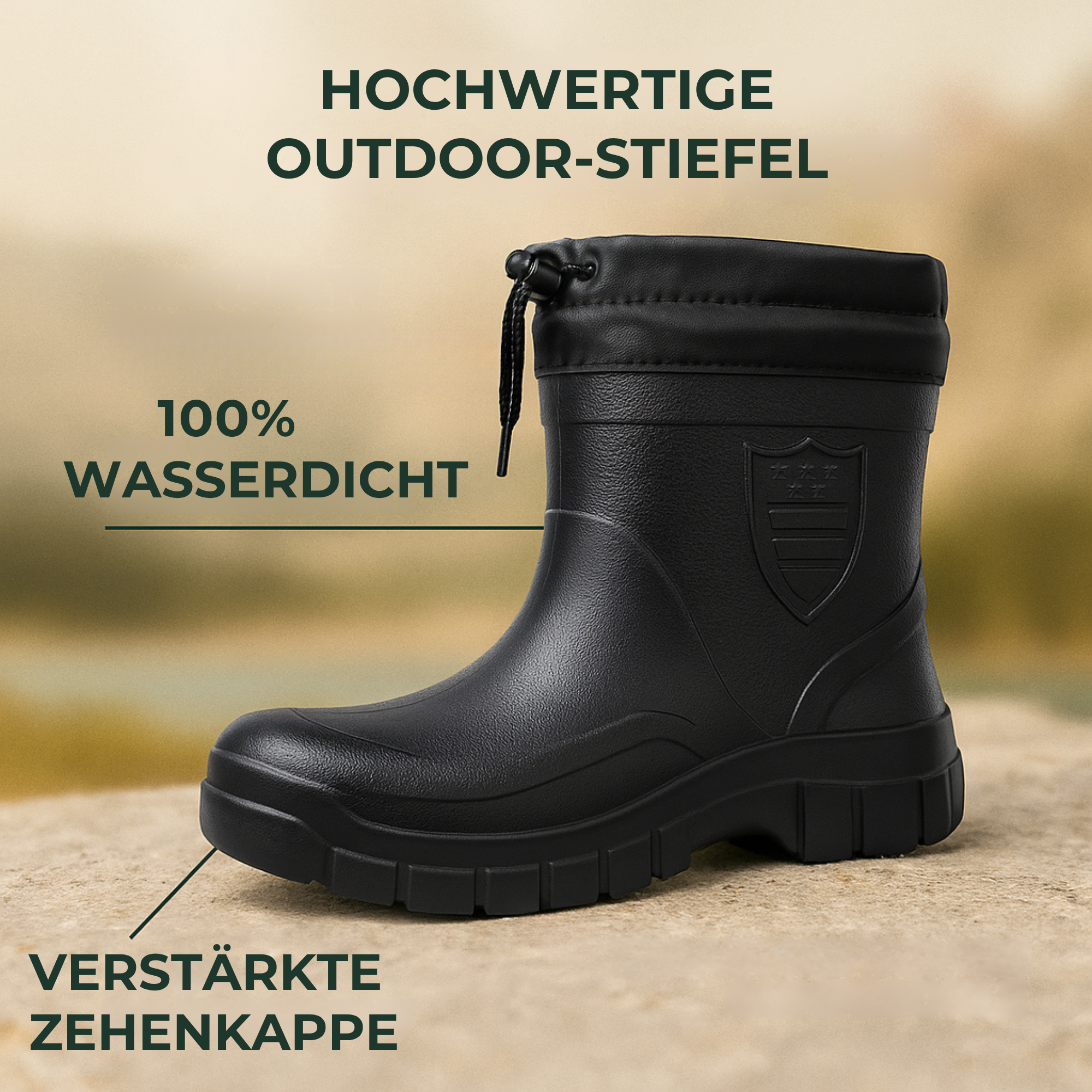 RainMate – Thermo Regenstiefel | rutschfest Thermo‑Futter | Outdoor Damen