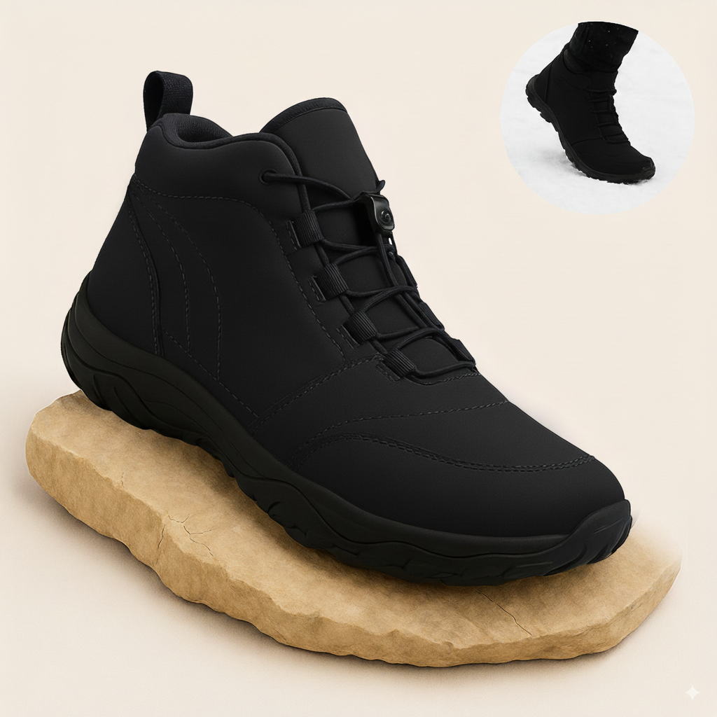 WarmGuard – Winter Barfußschuhe | warm gefüttert wasserabweisend rutschfest | für Alltag, Outdoor & gesunde Fußhaltung