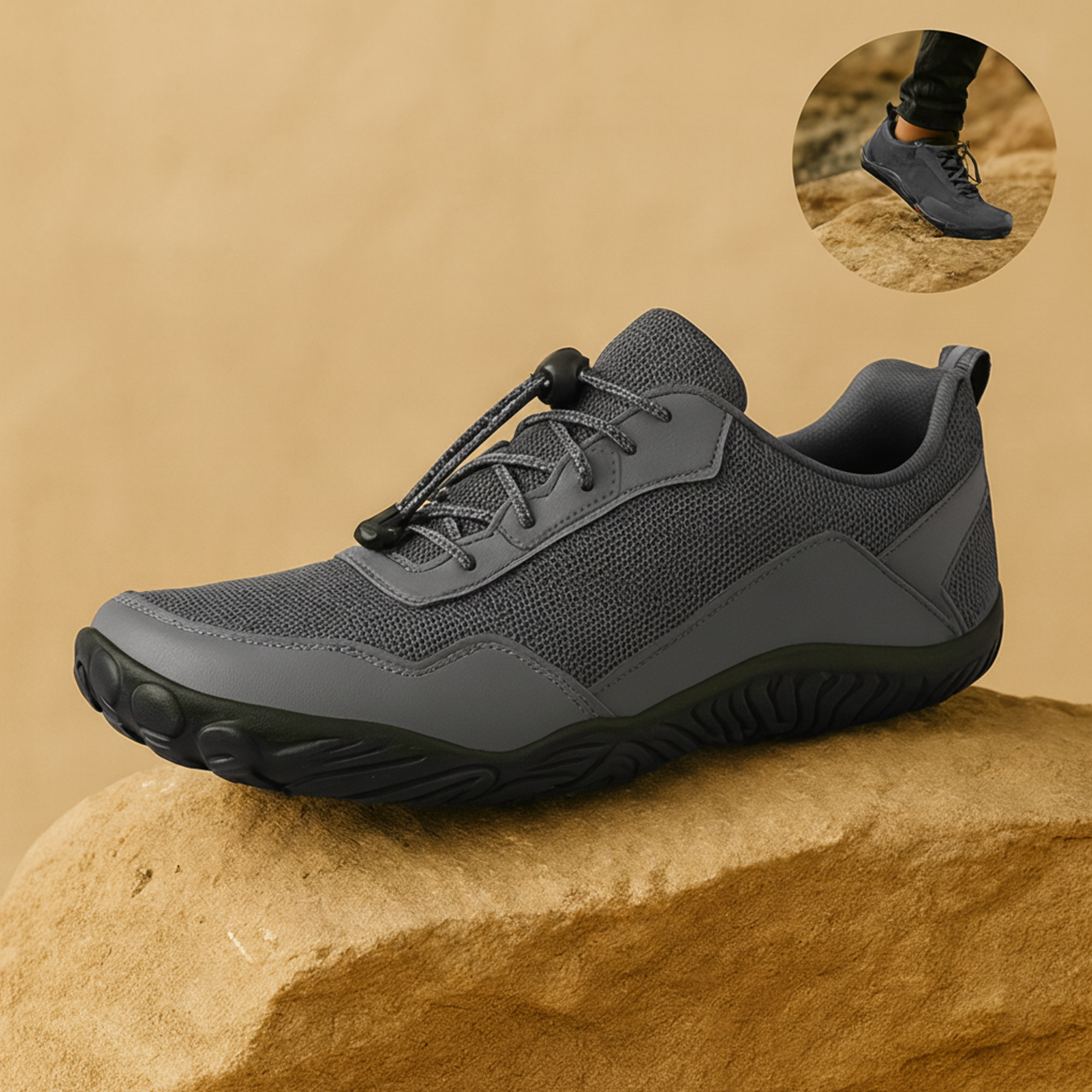 BareTrek – Barfußschuhe rutschfest | Atmungsaktiv & Zehenfreiheit | Outdoor & Alltag