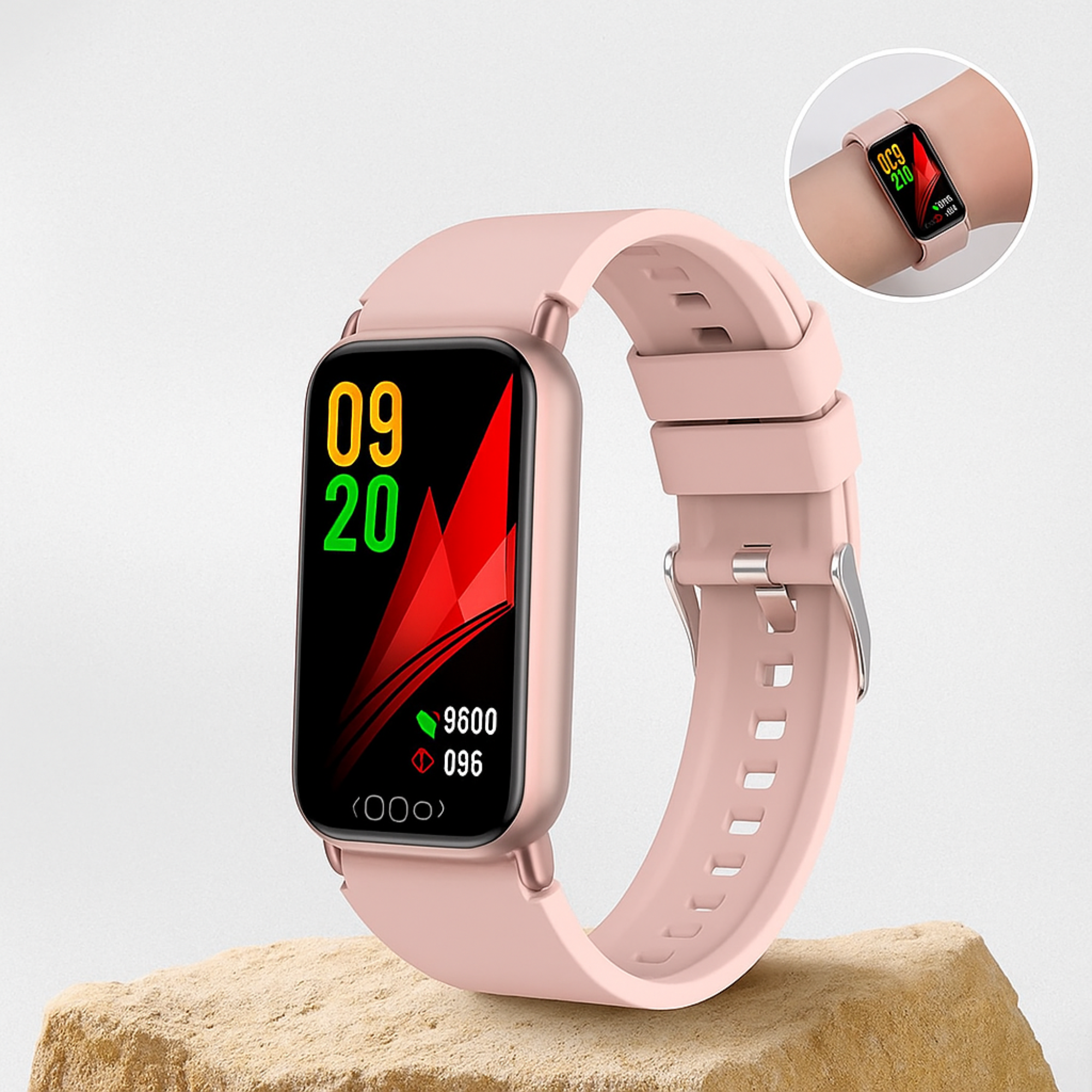 GlucoTrack – Smartwatch zur Glukose- & Blutdruckmessung | Gesundheitsuhr mit Herzfrequenz & IP68 wasserdicht | Ideal für Alltag & Senioren.