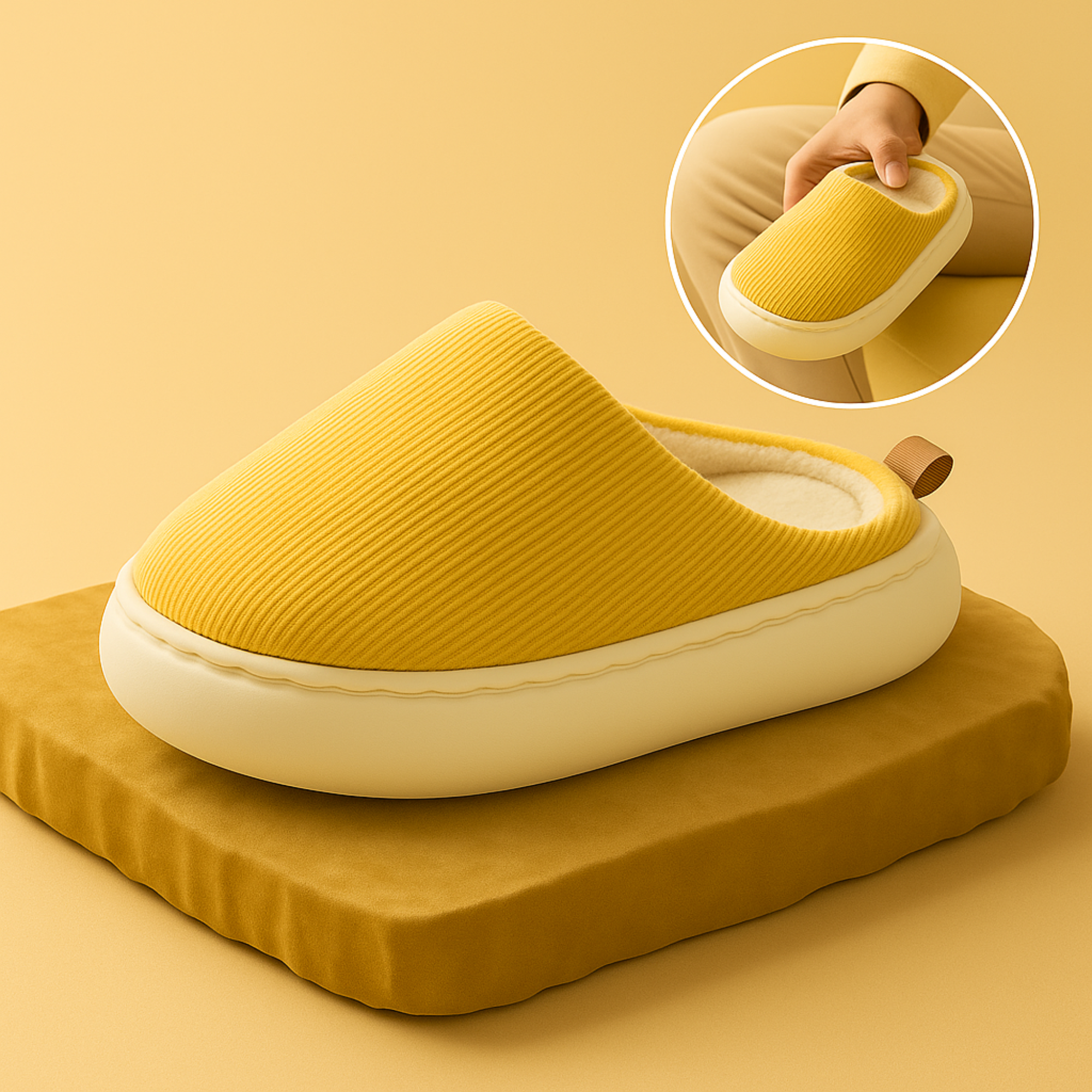 OrthoSlip – orthopädische Hausschuhe | rutschfest & gefüttert atmungsaktiv | Fußkomfort für Zuhause