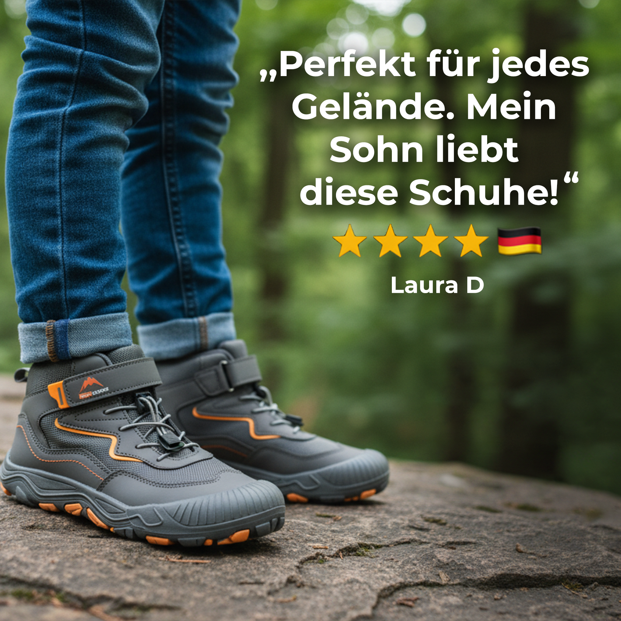KinderFlex – wasserfeste Kinder Barfußschuhe | ultra weiches Innenfutter rutschfest | im Winter für aktive Kinder