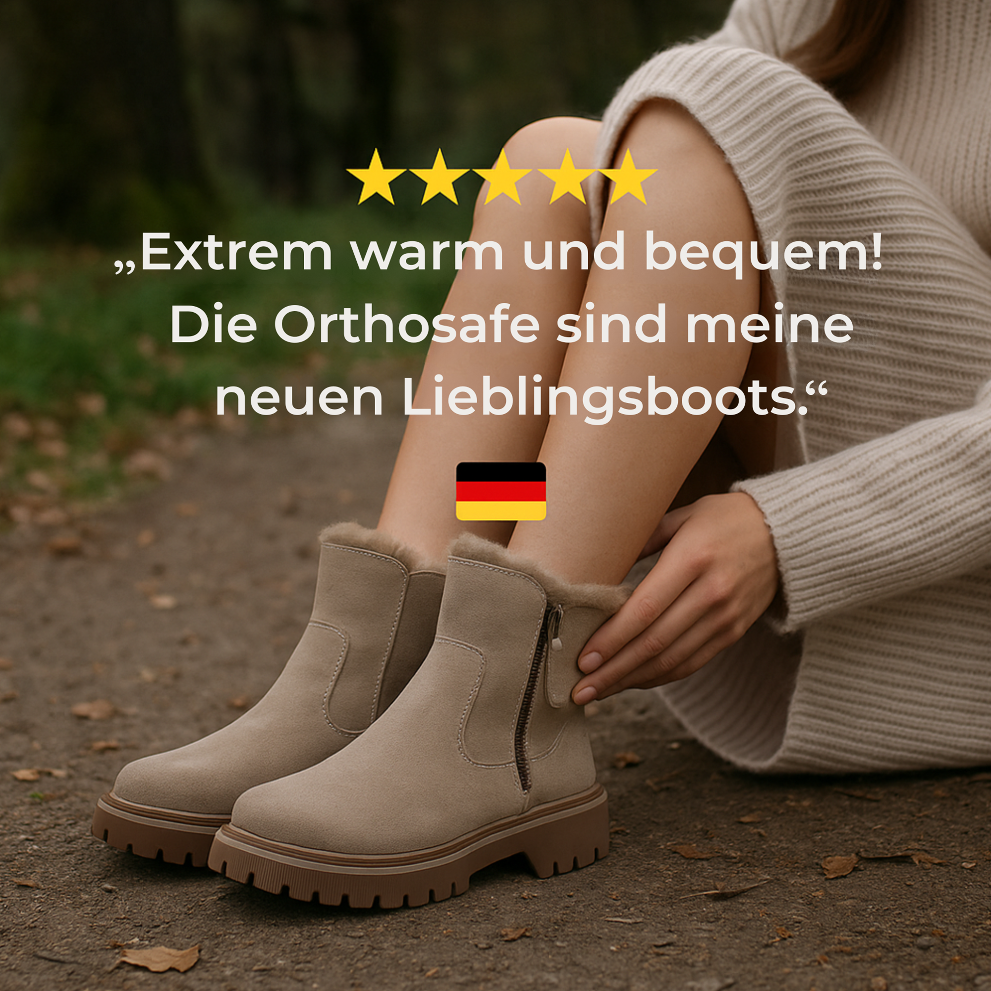 OrthoSafe – Orthopädische Winterstiefel | rutschfest & stoßdämpfend, atmungsaktiv & wasserdicht | lindert Fußschmerzen im Alltag