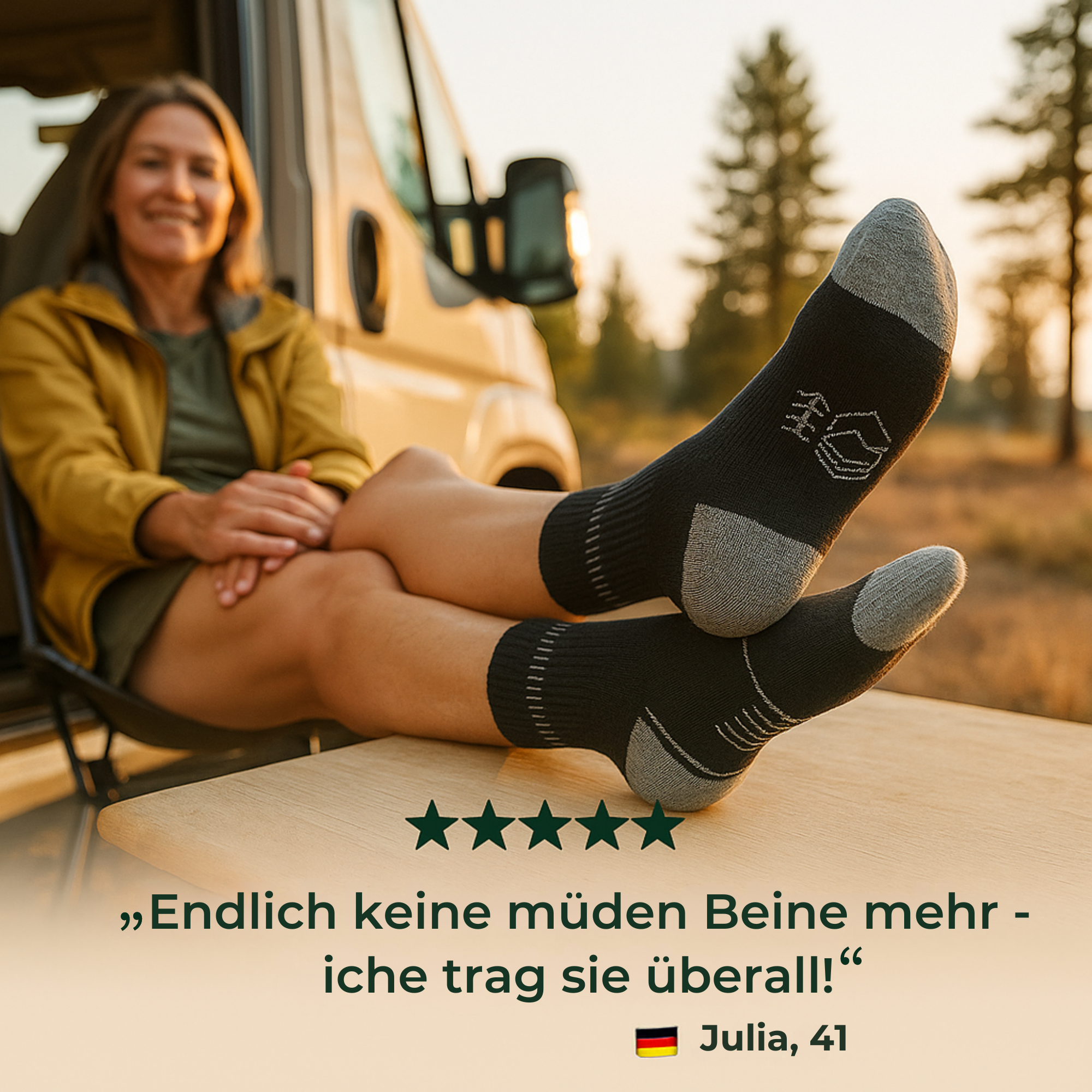 StepRelief – Orthopädische Kompressionssocken | Schmerzlinderung & Durchblutung elastisch | Alltag Beruf Reise