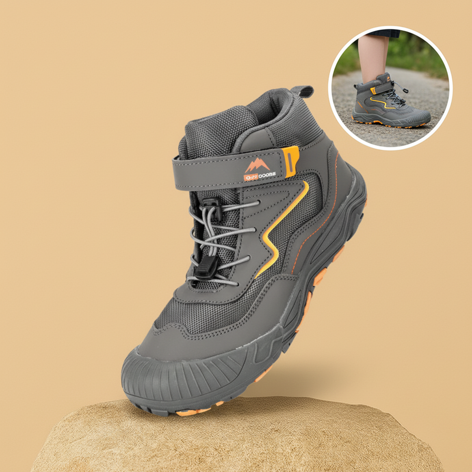 KinderFlex – wasserfeste Kinder Barfußschuhe | ultra weiches Innenfutter rutschfest | im Winter für aktive Kinder