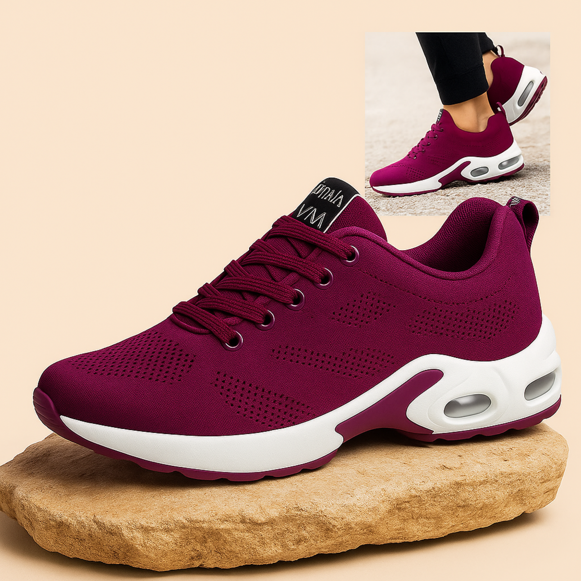 VitaSole – Orthopädische Sneaker Hallux Valgus | Schmerzfrei & Atmungsaktiv mit Dämpfung | Für Alltag, Beruf & lange Gehstrecken