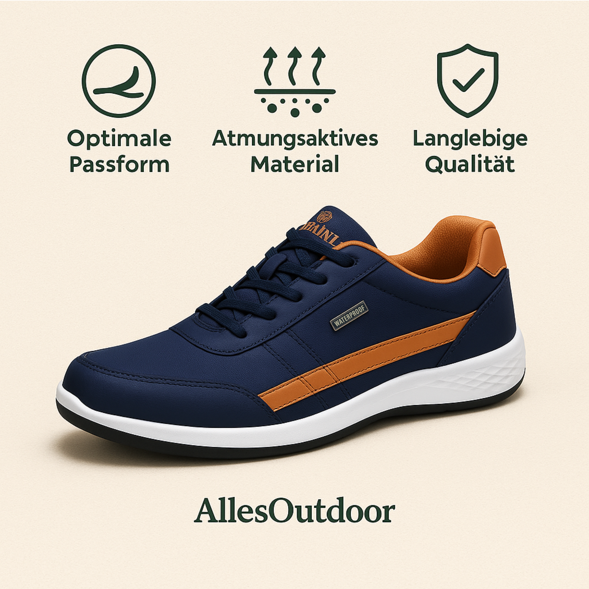 OrthoLinx – Orthopädische Komfortschuhe gegen Fersenschmerzen | Atmungsaktiv & Schmerzlindernd | Rutschfest & Gedämpft – Unisex Alltag