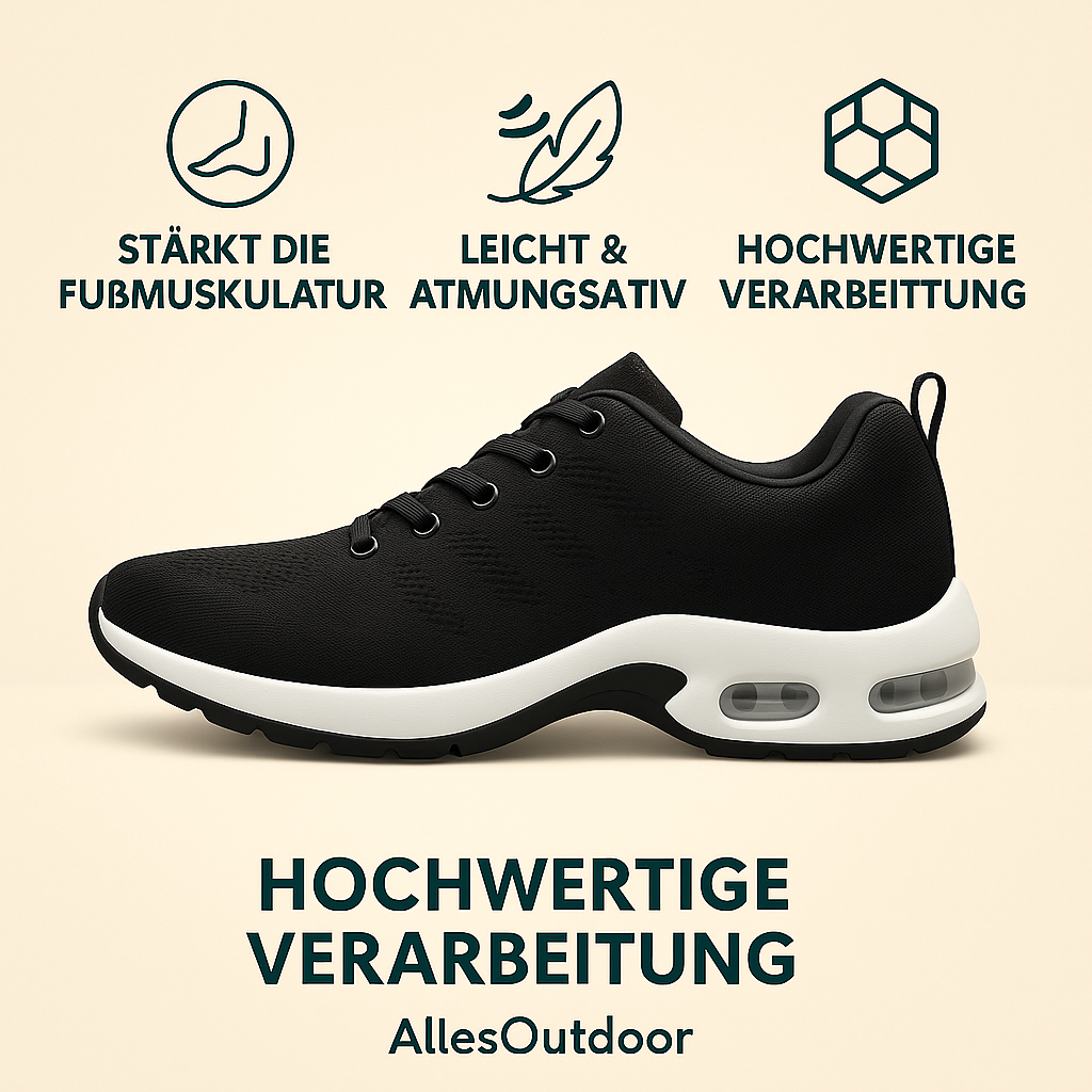 VitaSole – Orthopädische Sneaker Hallux Valgus | Schmerzfrei & Atmungsaktiv mit Dämpfung | Für Alltag, Beruf & lange Gehstrecken