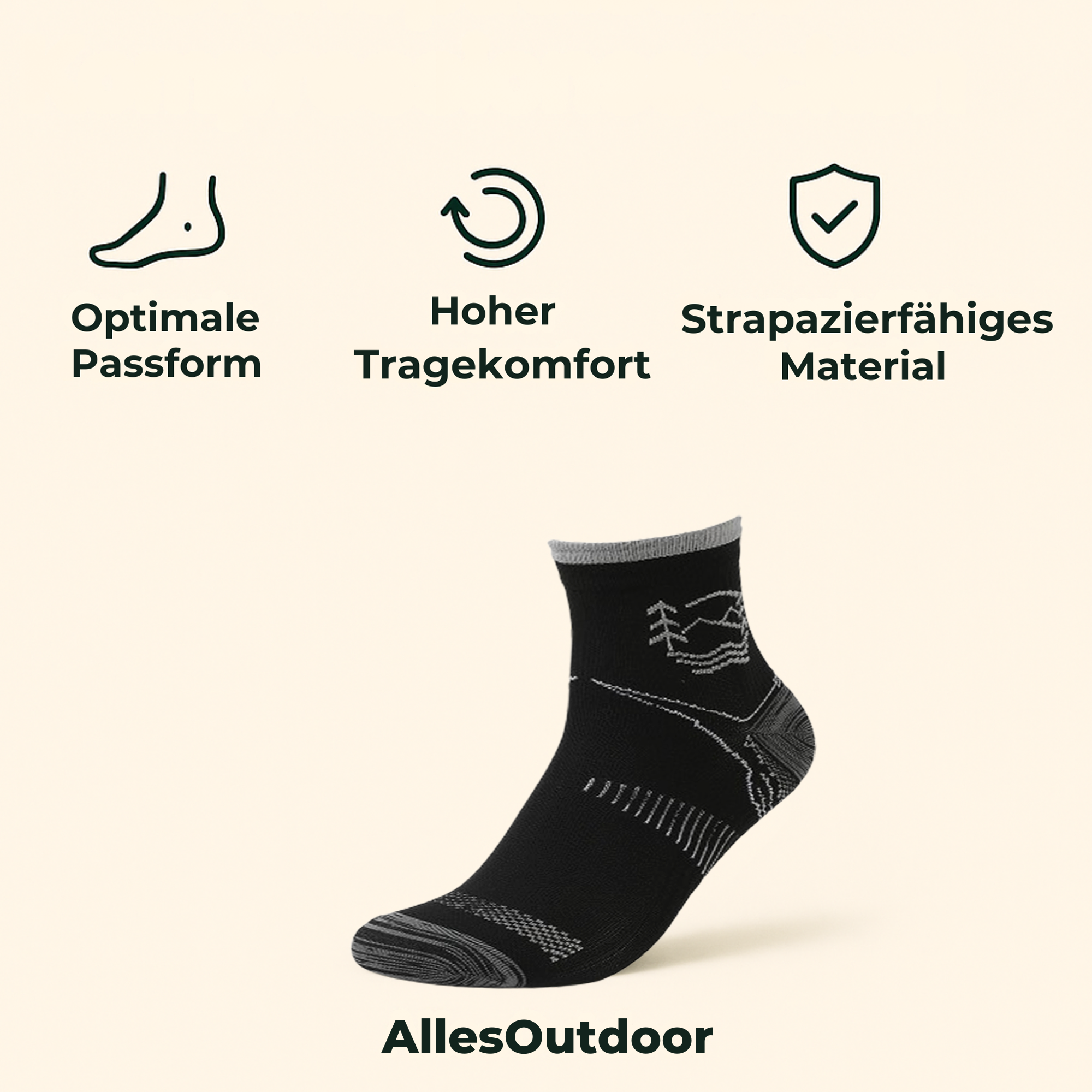 StepRelief – Orthopädische Kompressionssocken | Schmerzlinderung & Durchblutung elastisch | Alltag Beruf Reise