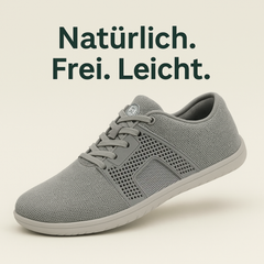 BareStep – Barfuß Sneaker | Gelenkentlastung Orthopädiesohle rutschfest | Alltag & Büro Unisex