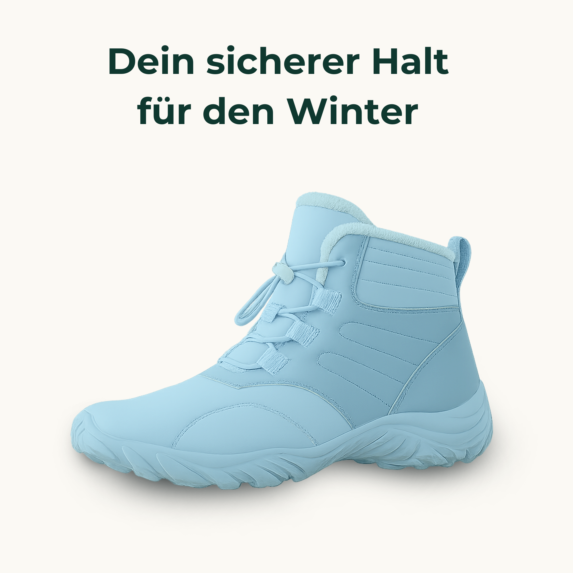 IceGear – Winter Barfußschuhe | wasserdicht rutschfeste Sohle | Outdoor & Alltag