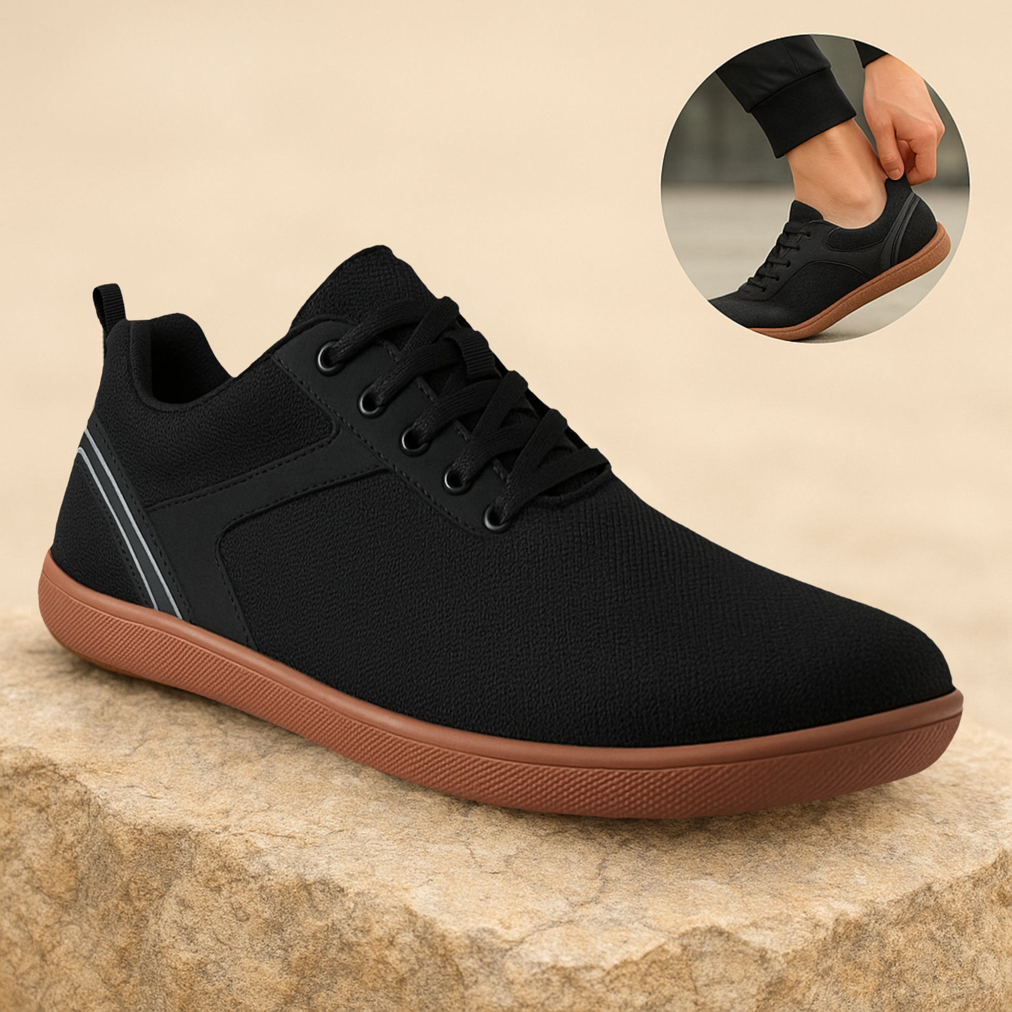 BalanceStep – Barfußschuhe Alltag | Nullabsatz & breite Zehenbox | Atmungsaktiv rutschfest | für schmerzfreies Gehen