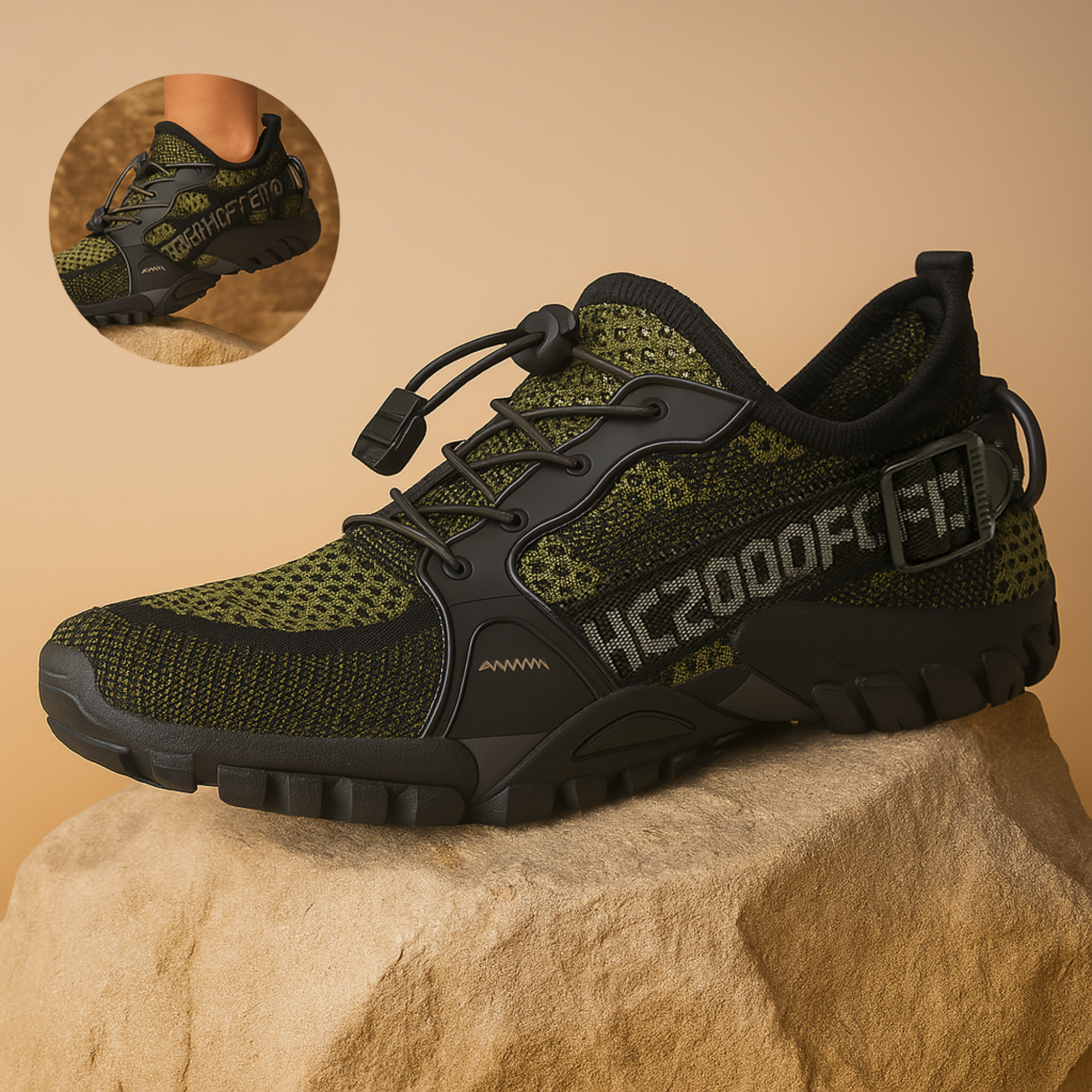 SensoWalk – orthopädischer Wanderschuh | Dämpfung rutschfest atmungsaktiv – für Senioren & schmerzfreies Gehen