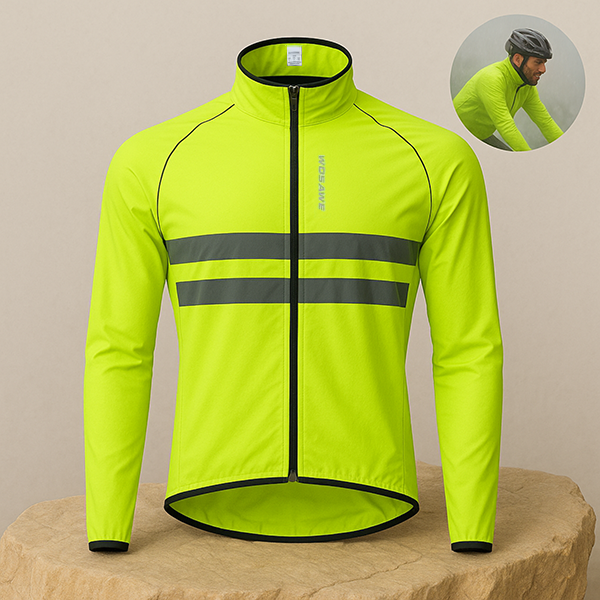 AlpenDry – Regenjacke atmungsaktiv | ultraleicht winddicht reflektierend | Wandern & Radfahren.