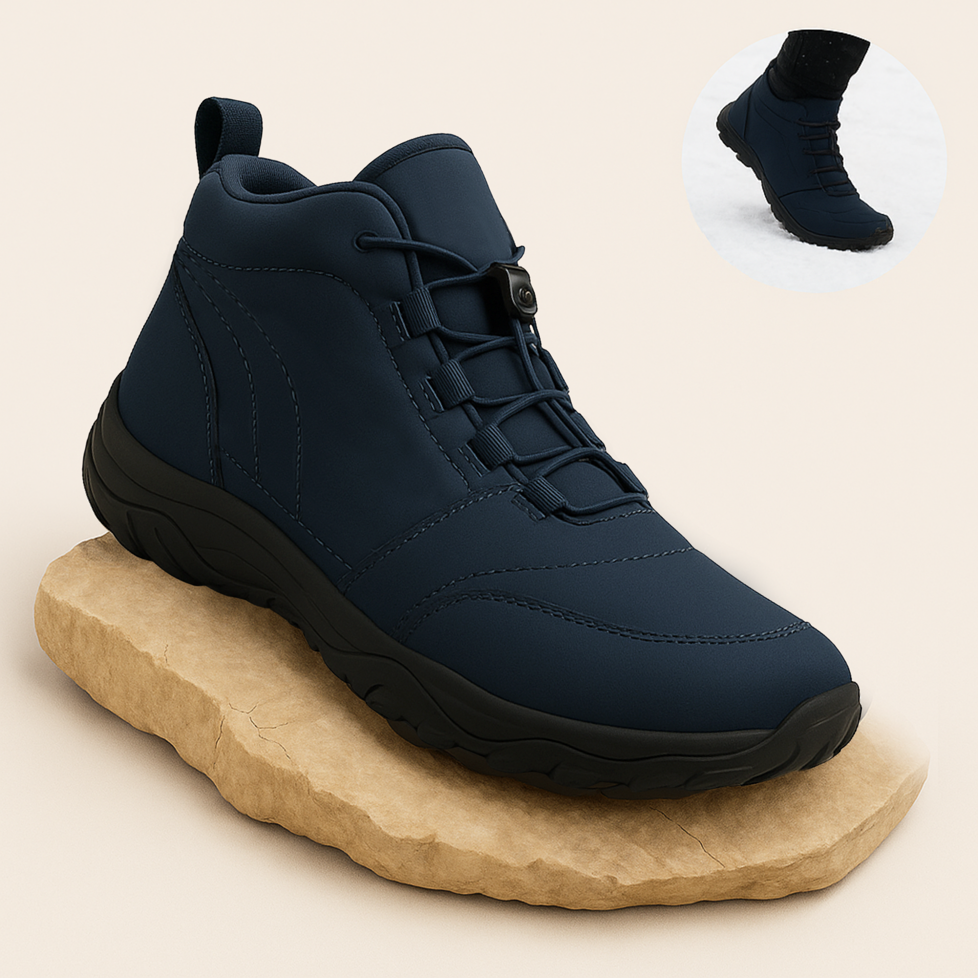 WarmGuard – Winter Barfußschuhe | warm gefüttert wasserabweisend rutschfest | für Alltag, Outdoor & gesunde Fußhaltung