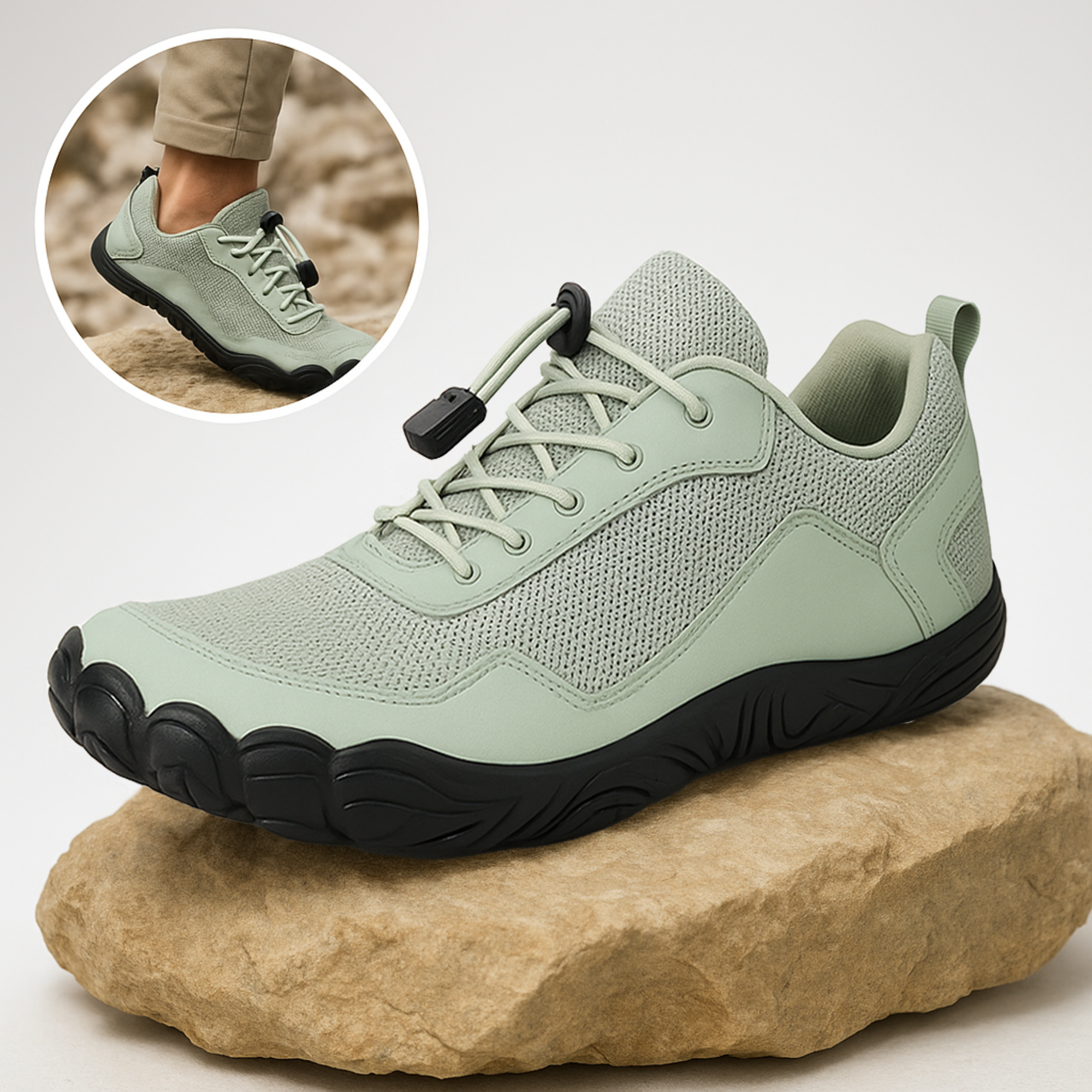 OrthoCare – Barfußschuh | orthopädisch schmerzlindernd wasserdicht rutschfest | breiter Zehenraum für Alltag & Gesundheit.