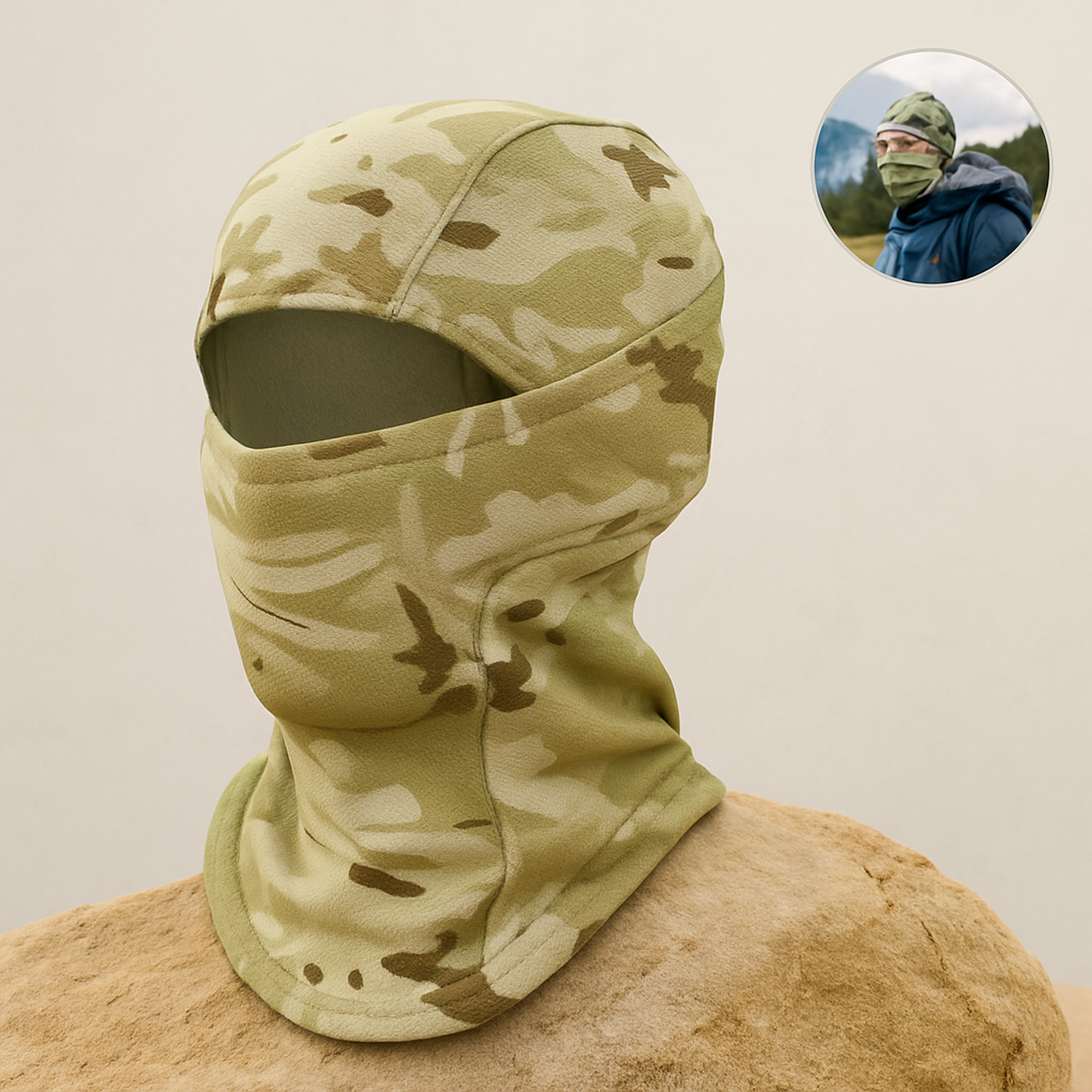 ArcticGuard – Fleece Sturmhaube | winddicht & atmungsaktiv | unisex Outdoor Kälteschutz.