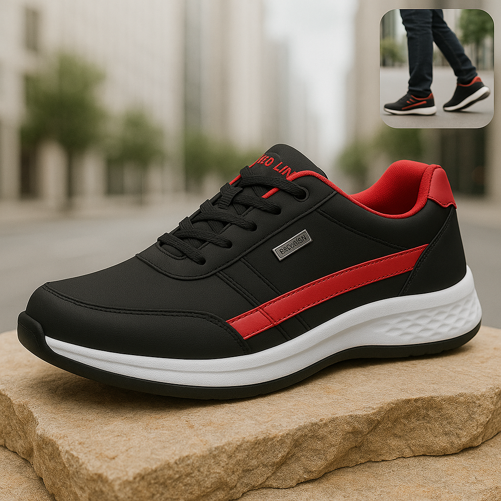 OrthoLinx – Orthopädische Komfortschuhe gegen Fersenschmerzen | Atmungsaktiv & Schmerzlindernd | Rutschfest & Gedämpft – Unisex Alltag