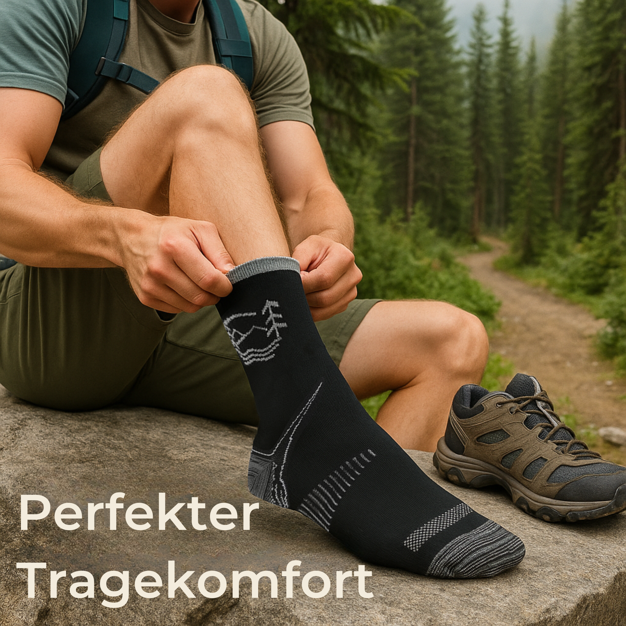 StepRelief – Orthopädische Kompressionssocken | Schmerzlinderung & Durchblutung elastisch | Alltag Beruf Reise