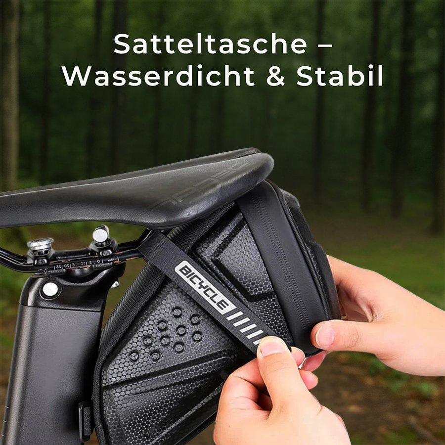 PackPro – Satteltasche wasserdicht | rutschfest & abriebfest | 1,5 L – für Pendler & Radtouren