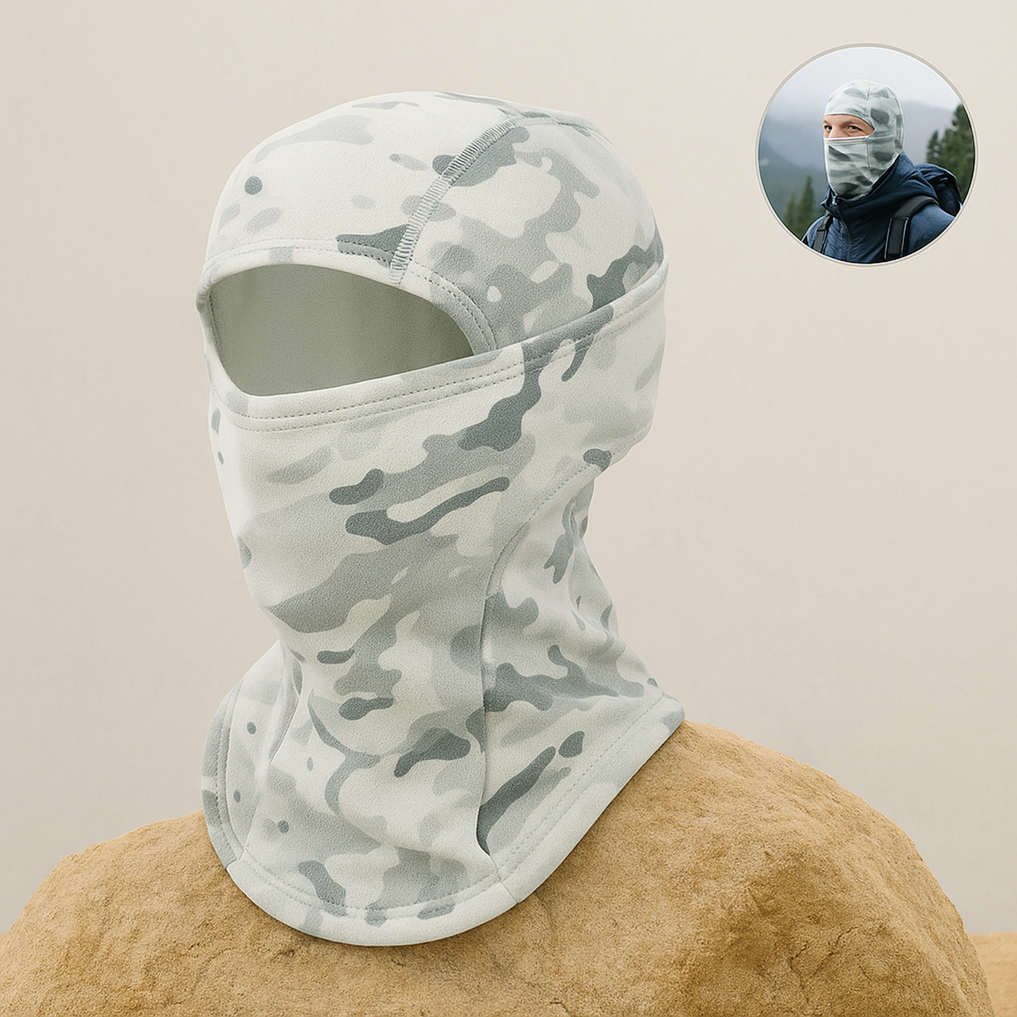 ArcticGuard – Fleece Sturmhaube | winddicht & atmungsaktiv | unisex Outdoor Kälteschutz.