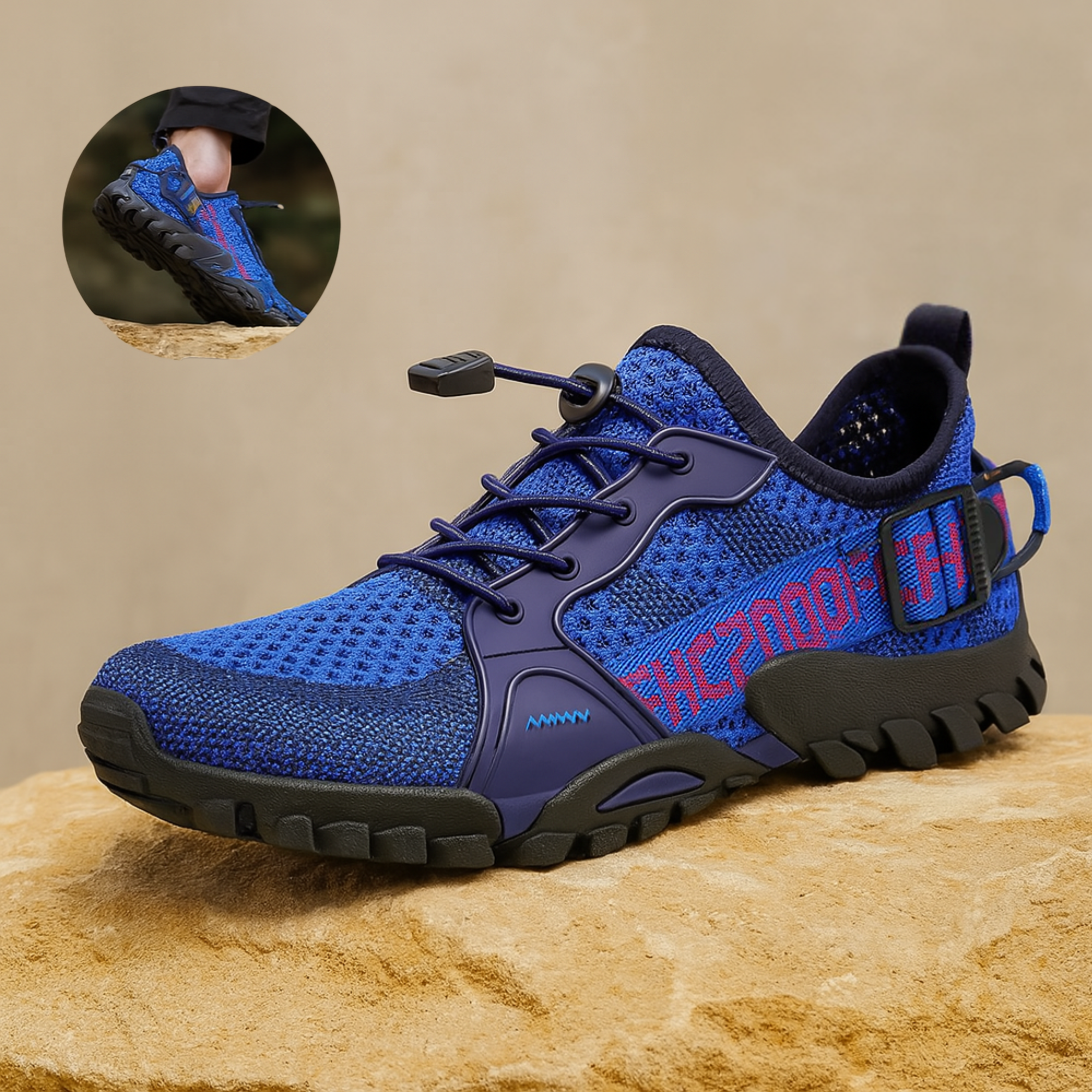 SensoWalk – orthopädischer Wanderschuh | Dämpfung rutschfest atmungsaktiv – für Senioren & schmerzfreies Gehen