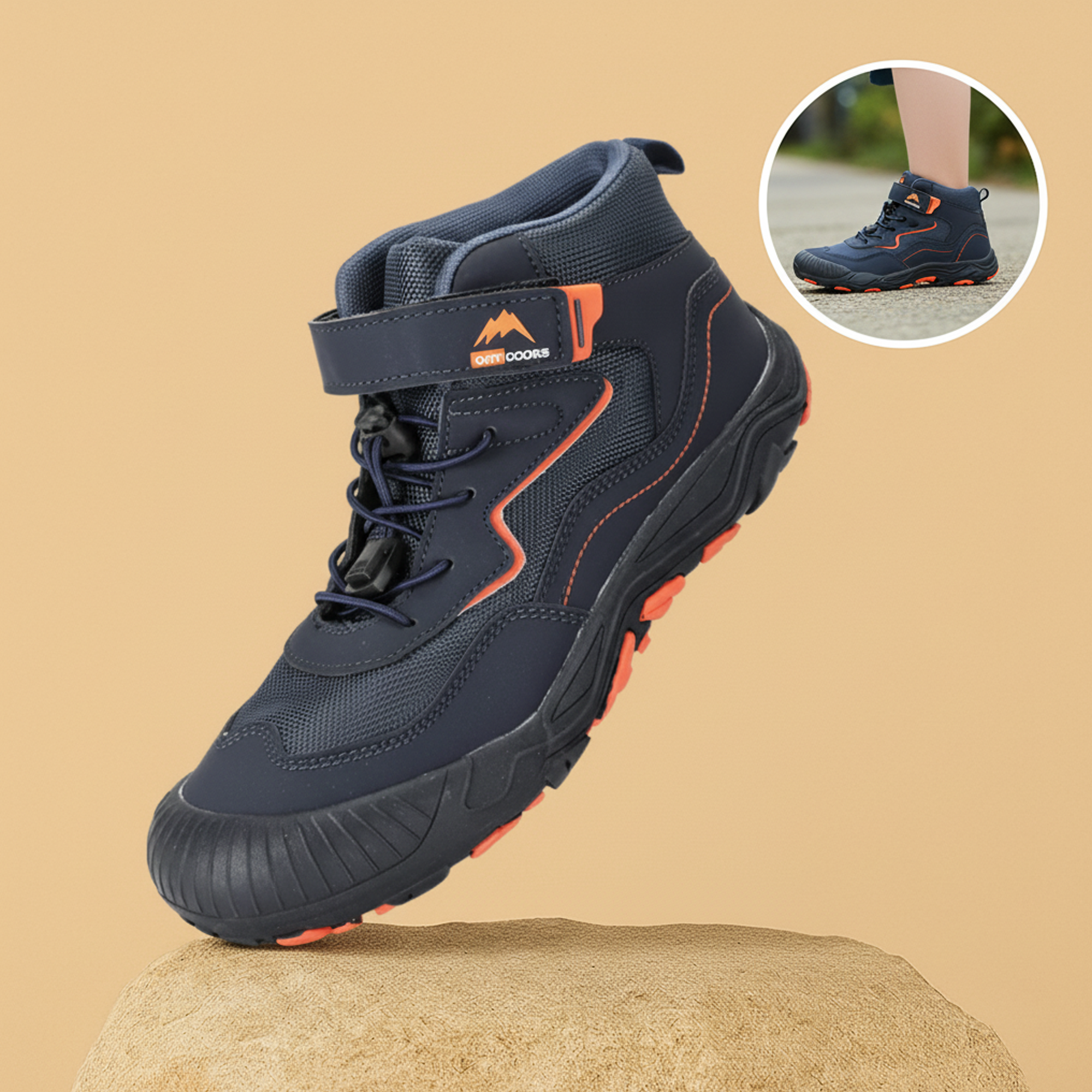 KinderFlex – wasserfeste Kinder Barfußschuhe | ultra weiches Innenfutter rutschfest | im Winter für aktive Kinder