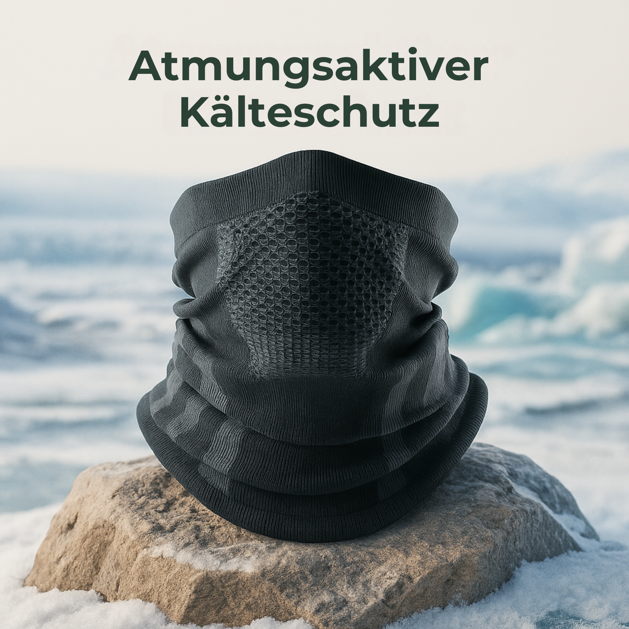 AlpinGuard – Multifunktionstuch Kälteschutz | atmungsaktiv & dehnbar | Outdoor Sport & Winter Alltag.