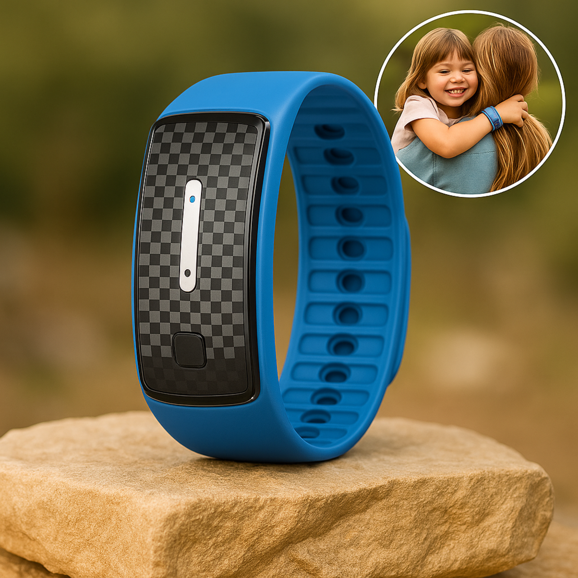 BuzzGuard – Mückenschutz Armband Ultraschall | Wiederaufladbar & Chemiefrei | Für Camping, Kinder & Outdoor.