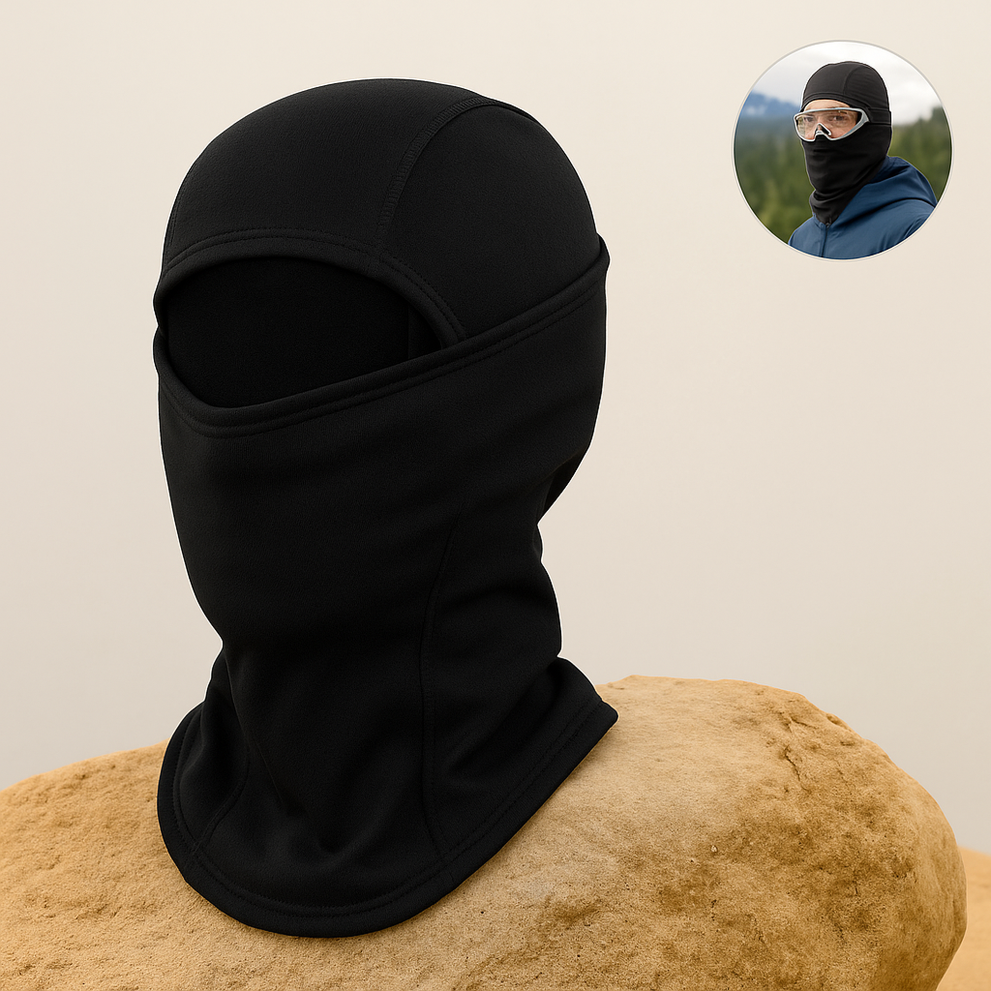 ArcticGuard – Fleece Sturmhaube | winddicht & atmungsaktiv | unisex Outdoor Kälteschutz.