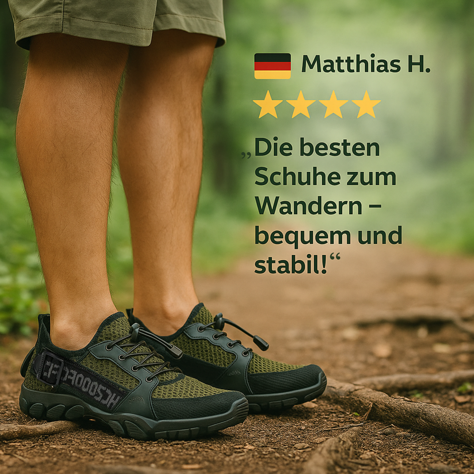 SensoWalk – orthopädischer Wanderschuh | Dämpfung rutschfest atmungsaktiv – für Senioren & schmerzfreies Gehen