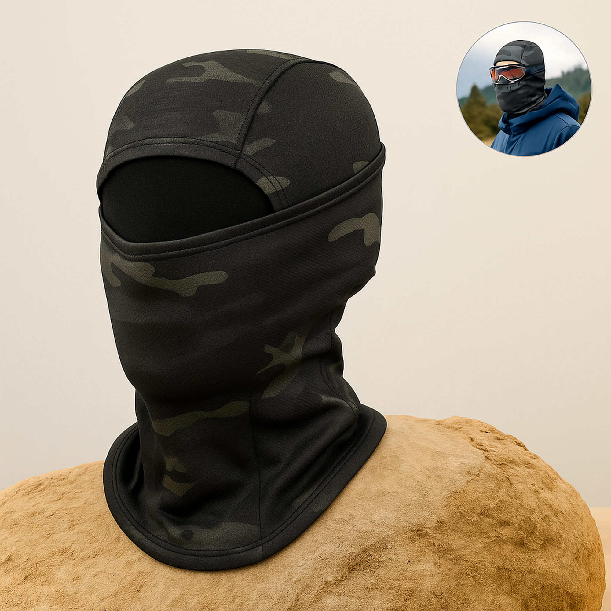 ArcticGuard – Fleece Sturmhaube | winddicht & atmungsaktiv | unisex Outdoor Kälteschutz.
