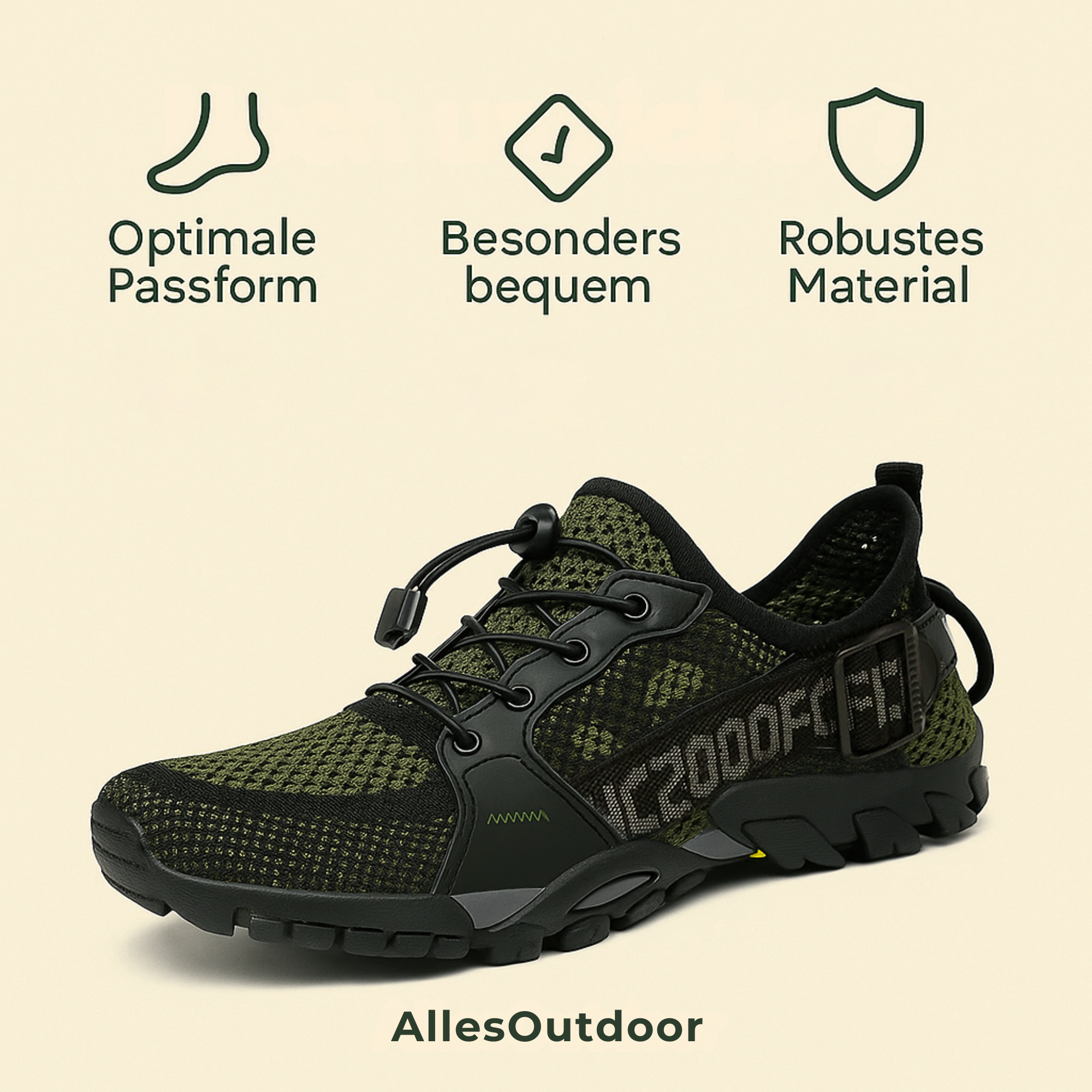 SensoWalk – orthopädischer Wanderschuh | Dämpfung rutschfest atmungsaktiv – für Senioren & schmerzfreies Gehen
