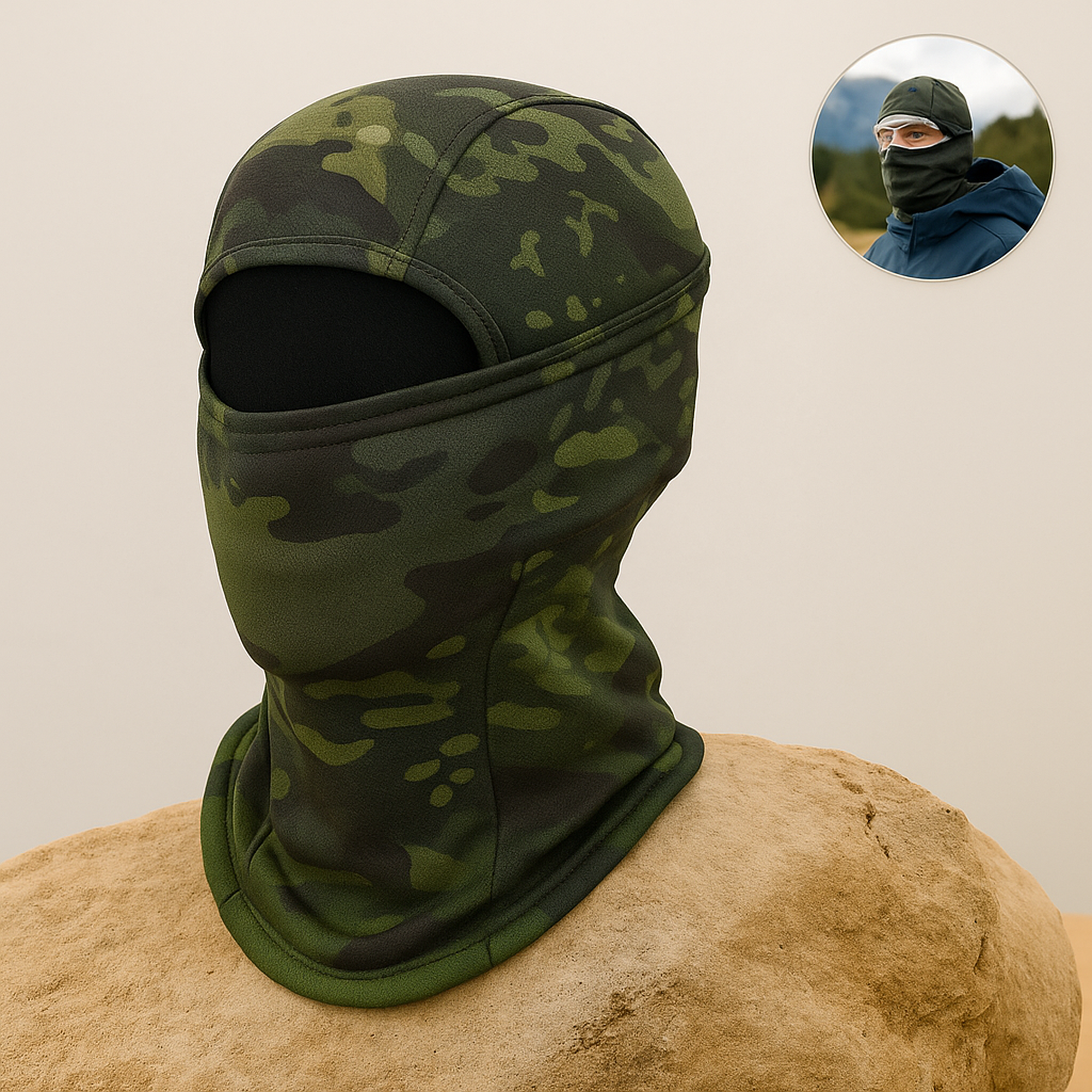 ArcticGuard – Fleece Sturmhaube | winddicht & atmungsaktiv | unisex Outdoor Kälteschutz.