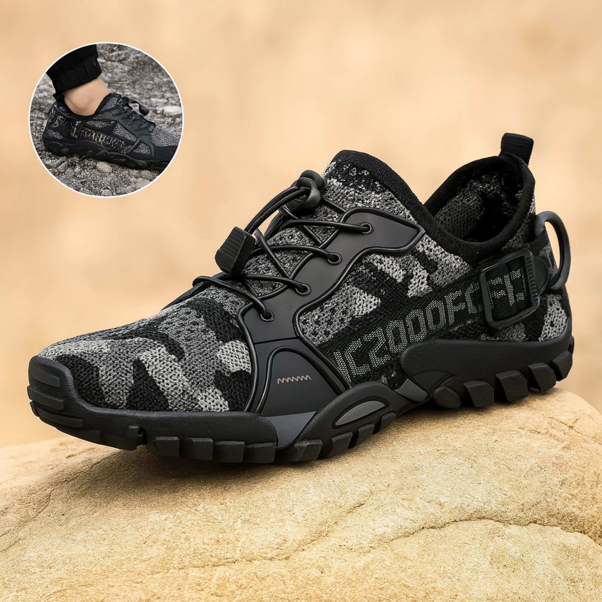 SensoWalk – orthopädischer Wanderschuh | Dämpfung rutschfest atmungsaktiv – für Senioren & schmerzfreies Gehen