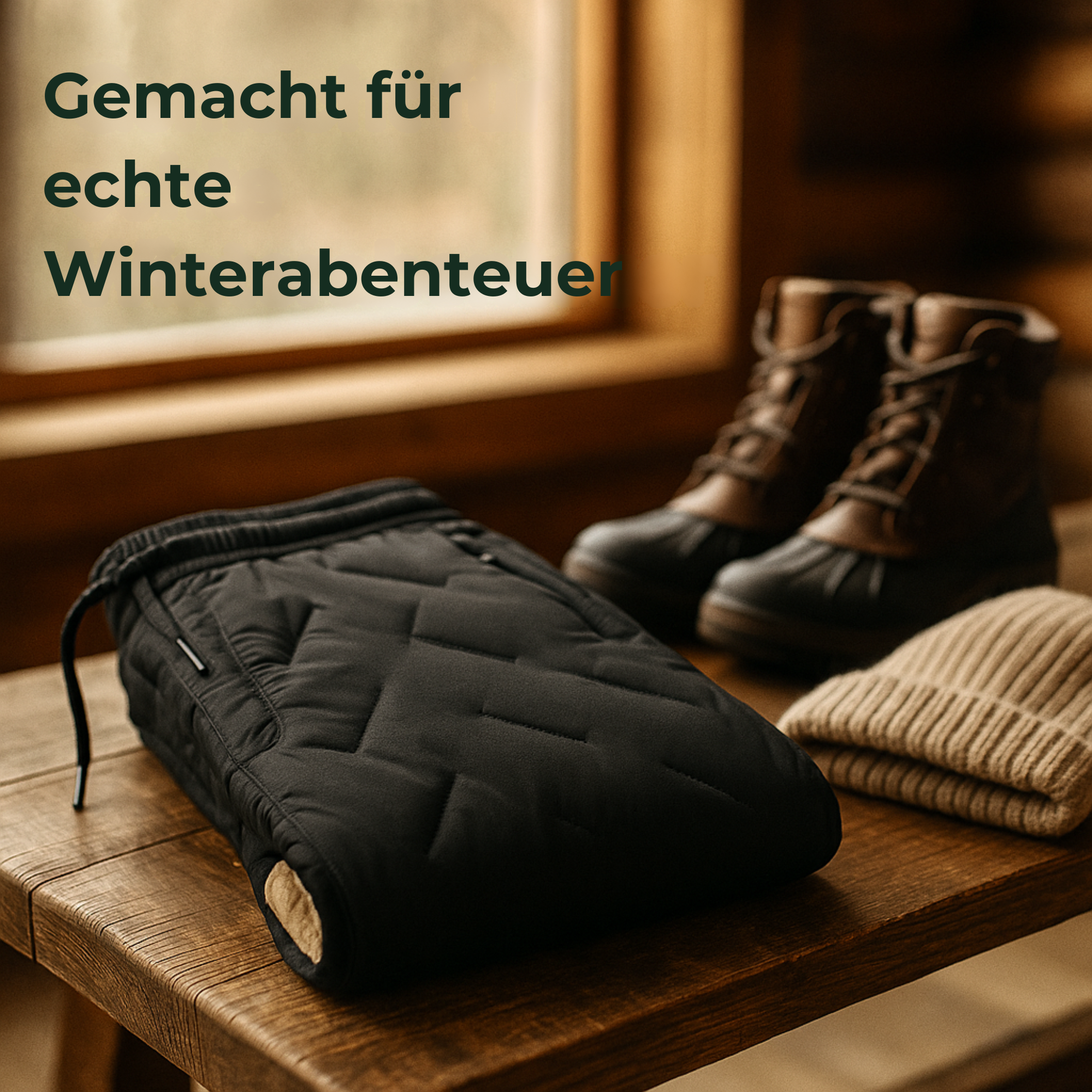 HeatLine – Thermo Jogginghose | isolierend & wärmend leicht & flexibel | Outdoor-Freizeit & Home-Comfort