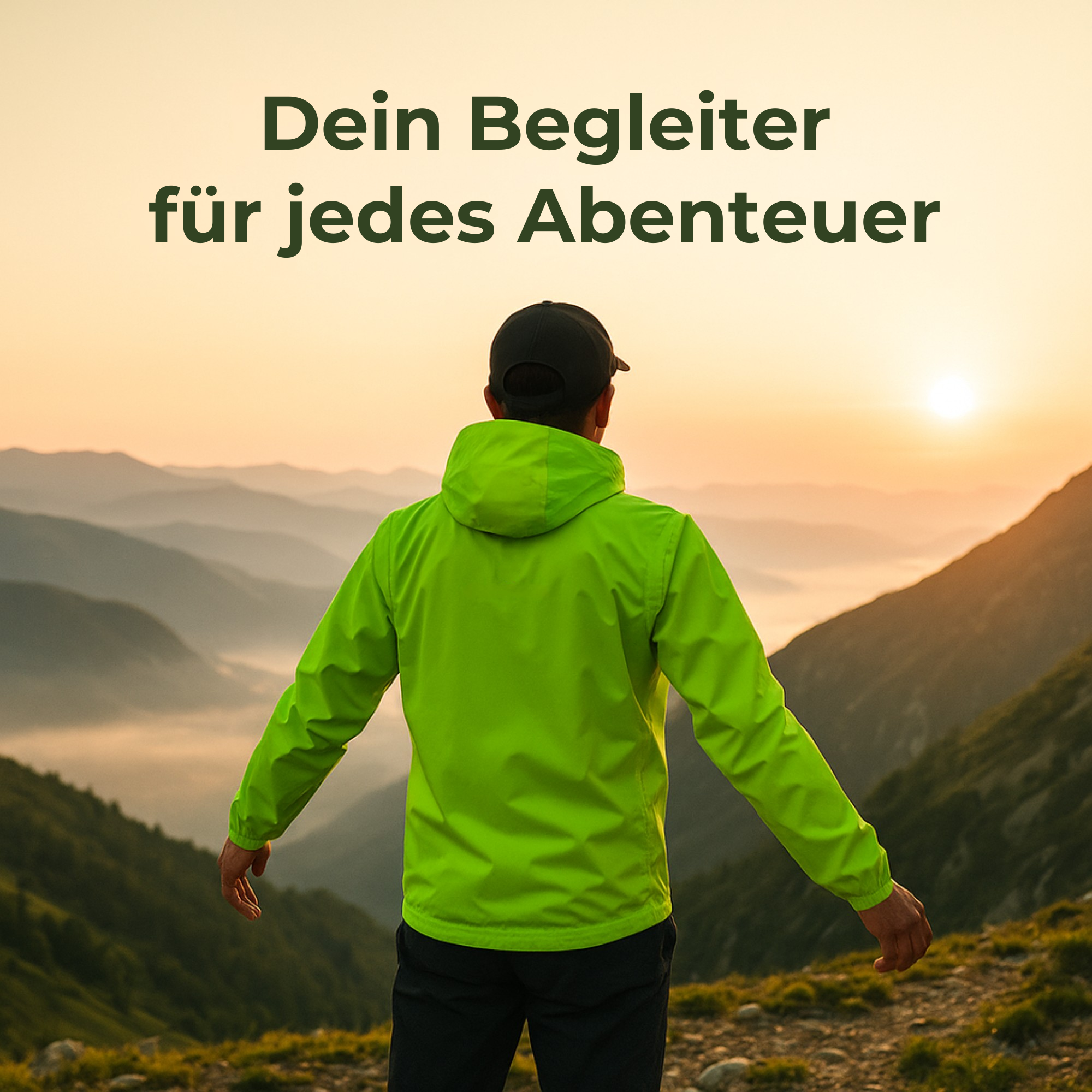 AquaShield – Regenjacke wasserdicht | atmungsaktiv mit abnehmbaren Ärmeln | Outdoor & Fahrrad