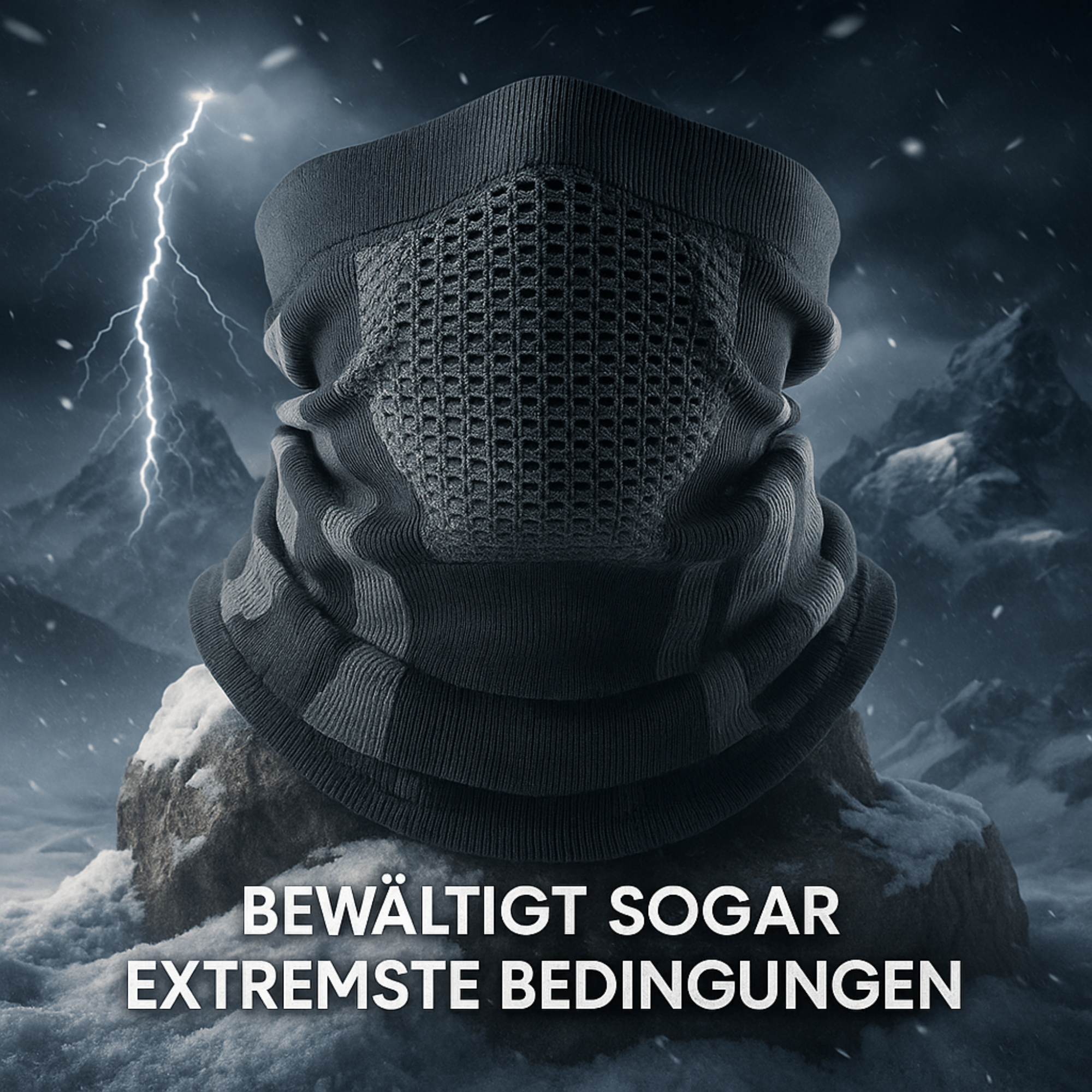 AlpinGuard – Multifunktionstuch Kälteschutz | atmungsaktiv & dehnbar | Outdoor Sport & Winter Alltag.
