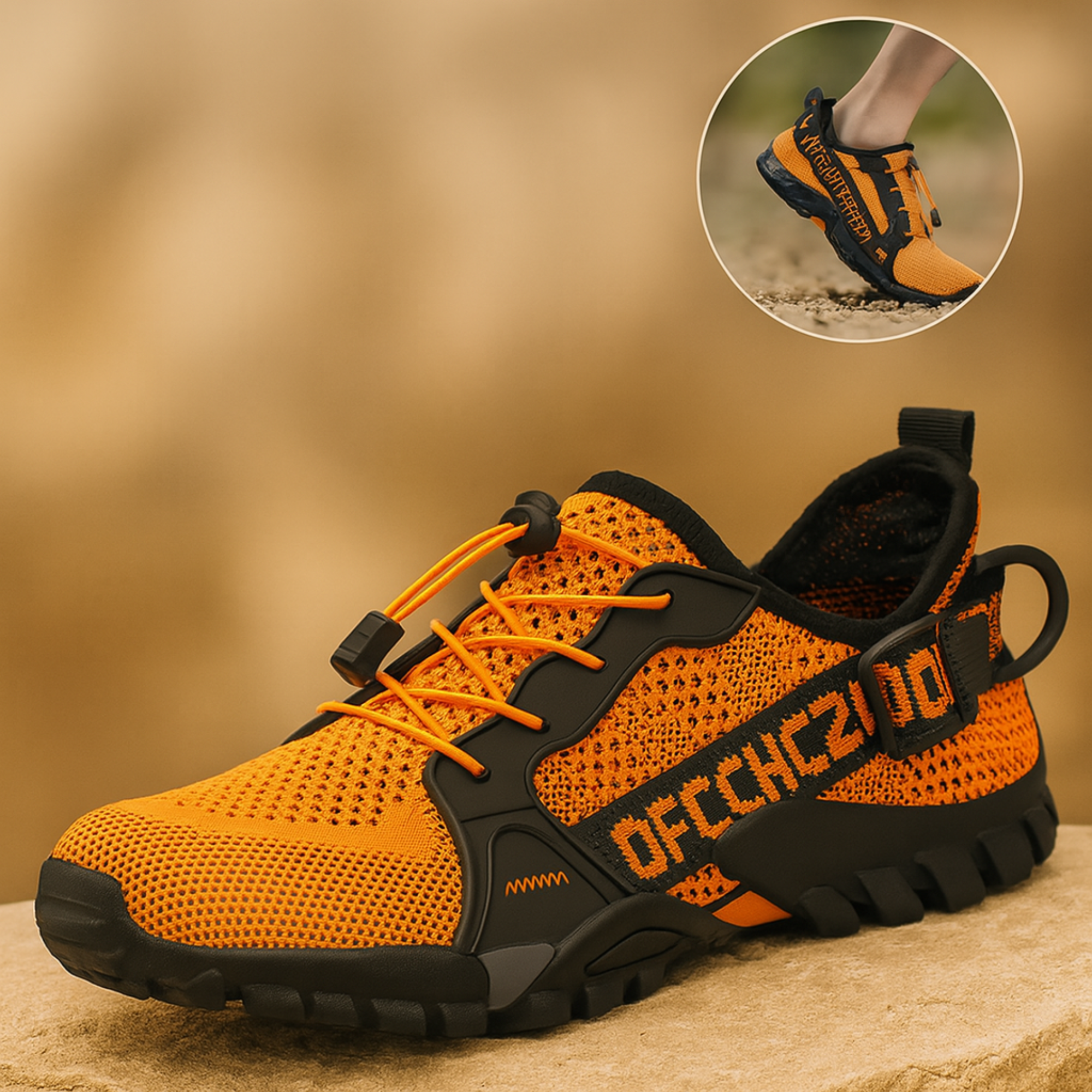 SensoWalk – orthopädischer Wanderschuh | Dämpfung rutschfest atmungsaktiv – für Senioren & schmerzfreies Gehen